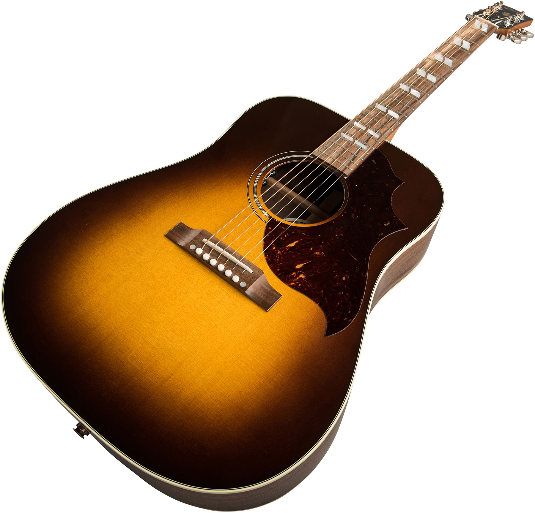 Gibson Hummingbird Studio 2019 Dreadnought Epicea Noyer Wal - Walnut Burst - Acoustic guitar & electro - Variation 1