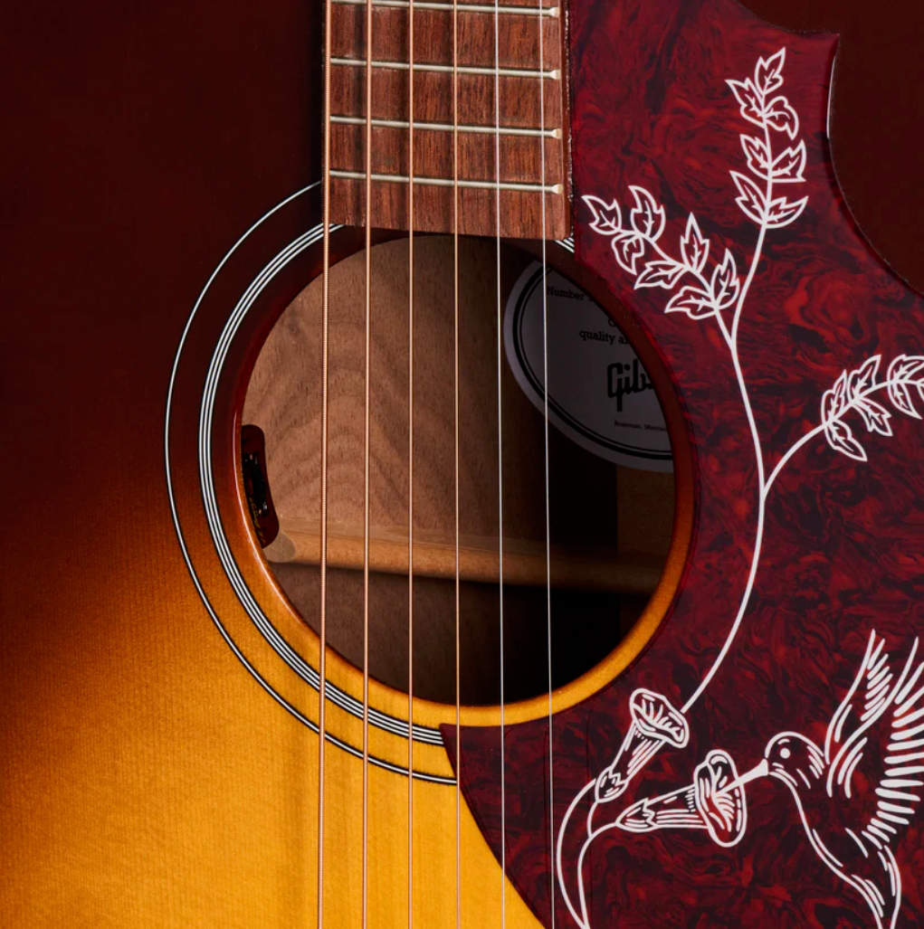 Gibson Hummingbird Studio Walnut Dreadnought Epicea Noyer Wal - Walnut Burst - Folk guitar - Variation 3