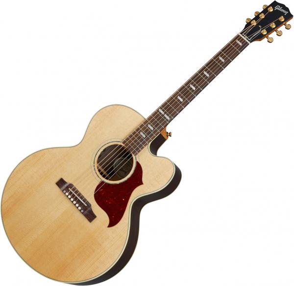 Acoustic guitar & electro Gibson J-185 EC Rosewood - Natural