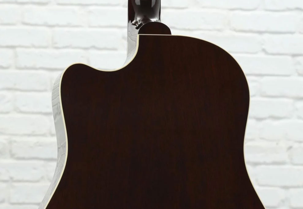 Gibson J-45 Cutaway 2019 Dreadnought Cw Epicea Acajou Rw - Vintage Sunburst - Acoustic guitar & electro - Variation 5