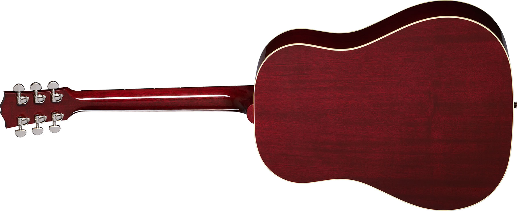 Gibson J-45 Special Dreadnought Epicea Acajou Rw - Satin Wine Red - Folk guitar - Variation 1