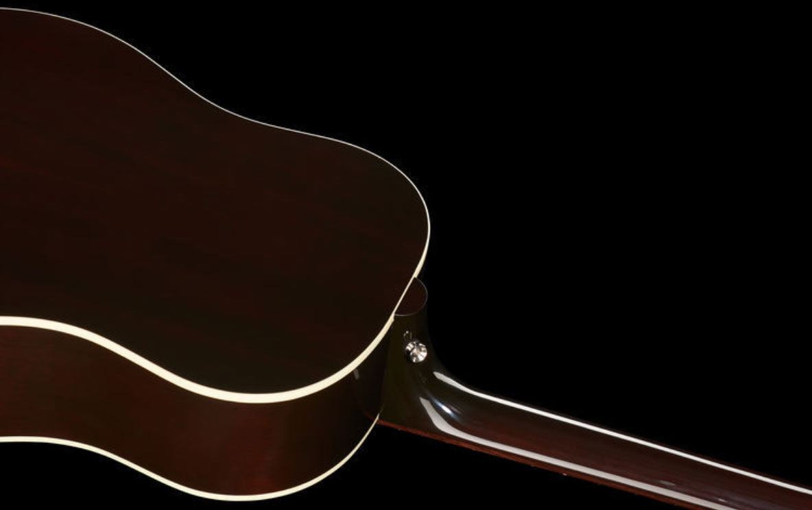 Gibson J-45 Standard Lh Dreadnought Gaucher Epicea Acajou Rw - Vintage Sunburst - Electro acoustic guitar - Variation 3