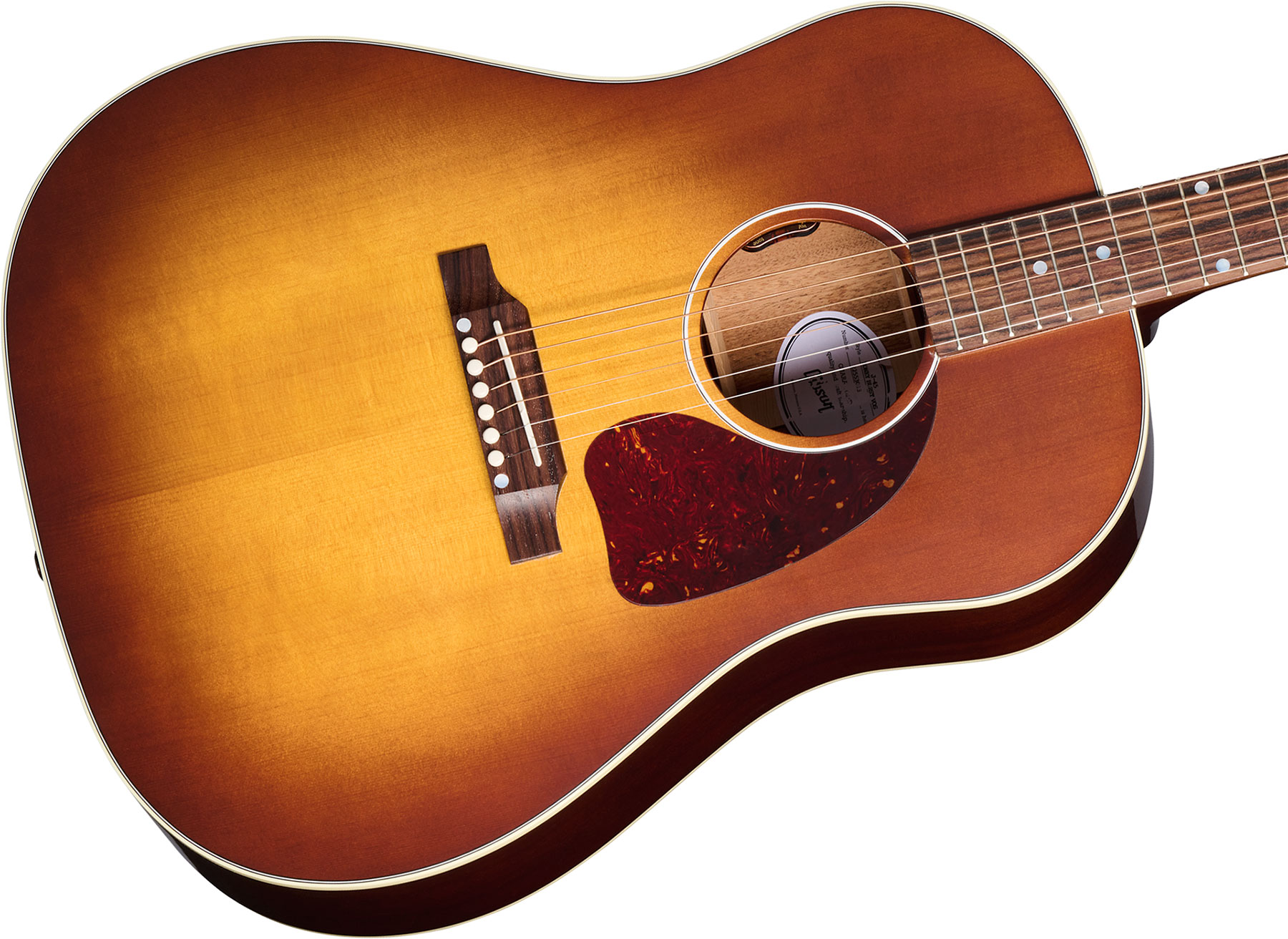 Gibson J-45 Standard Modern Dreadnought Epicea Acajou Rw - Vos Honey Burst - Folk guitar - Variation 3