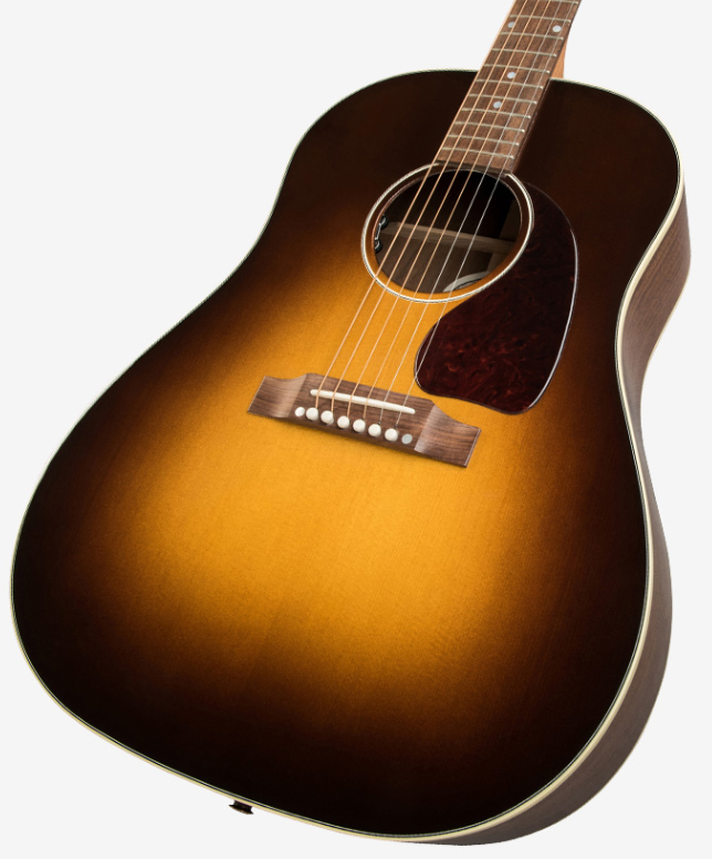 Gibson J-45 Studio 2019 Epicea Noyer Wal - Walnut Burst - Acoustic guitar & electro - Variation 1