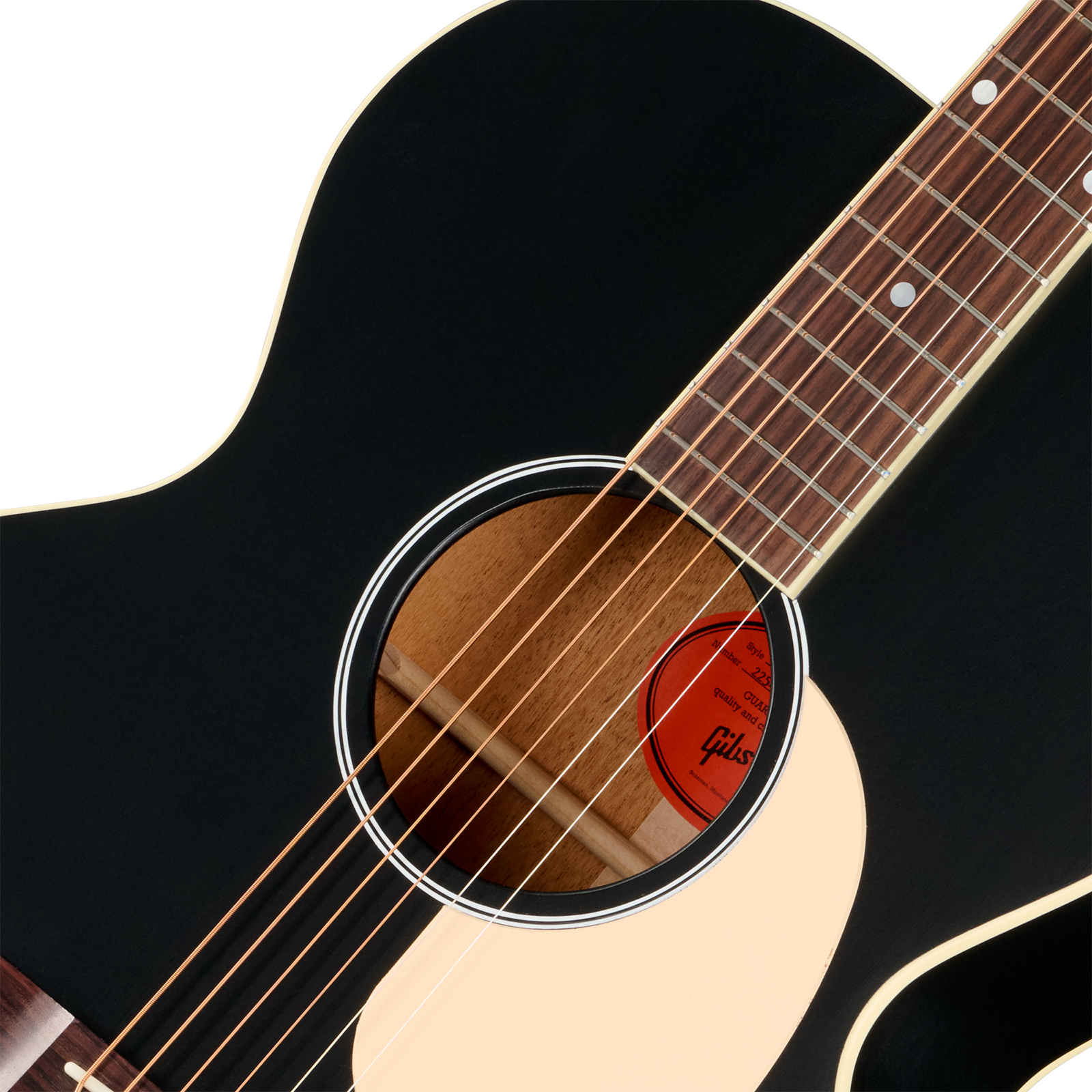 Gibson J185 Century 12-fret Jumbo Shsc Epicea Acajou Rw - Ebony - Folk guitar - Variation 2