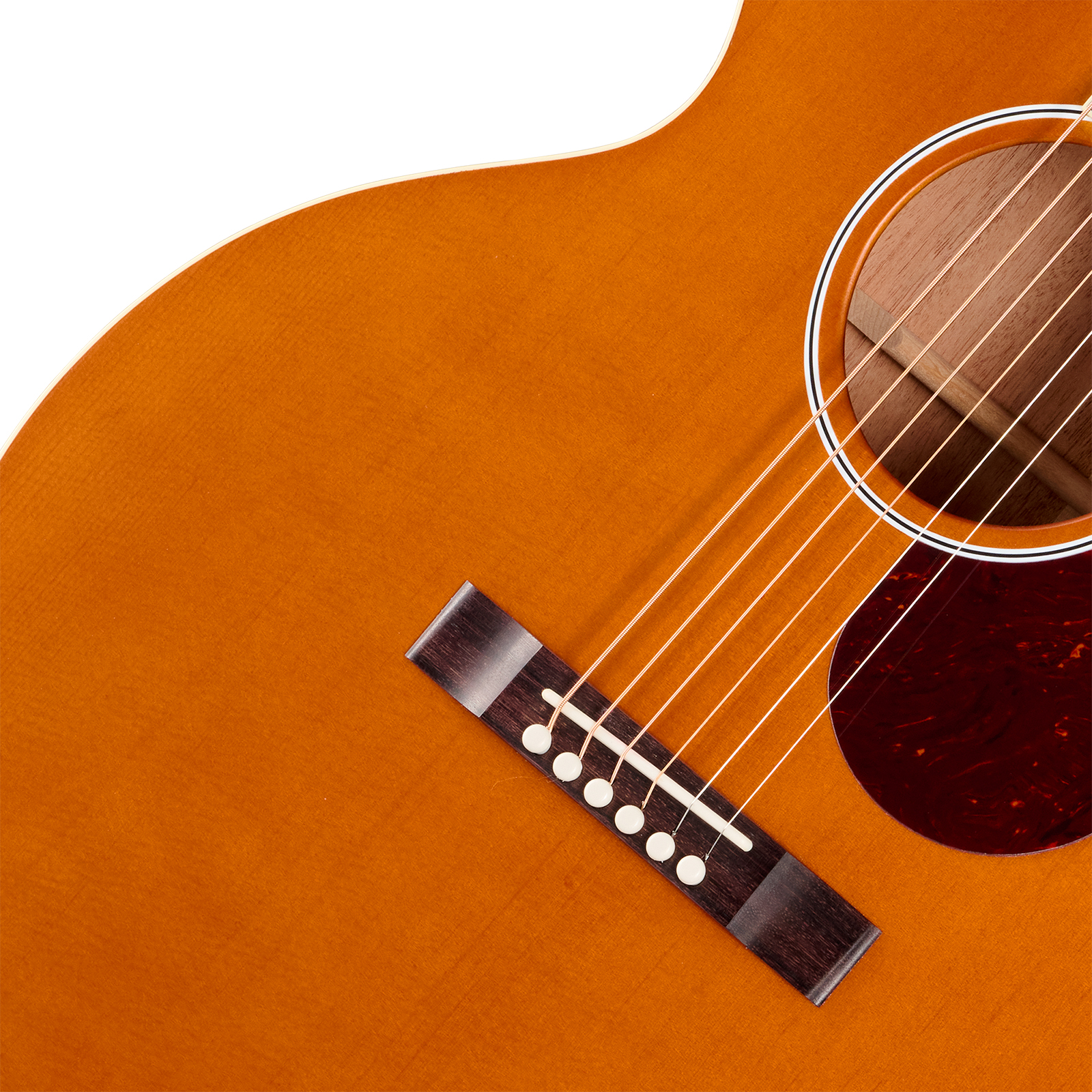 Gibson J185 Century 12-fret Jumbo Shsc Epicea Acajou Rw - Vintage Amber Satin - Folk guitar - Variation 3