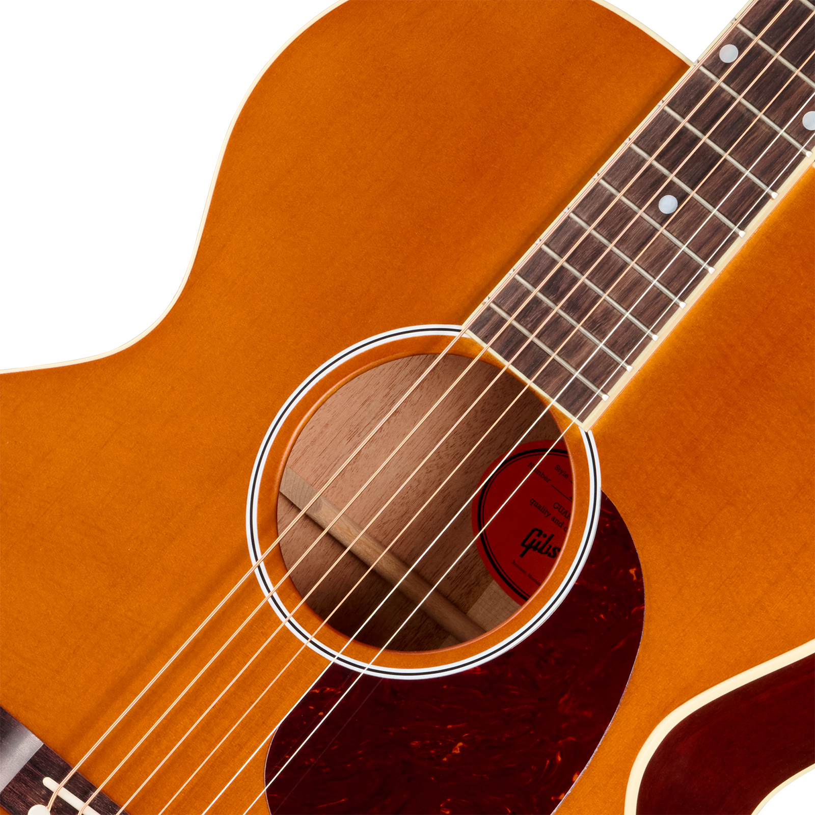 Gibson J185 Century 12-fret Lh Jumbo Shsc Gaucher Epicea Acajou Rw - Vintage Amber Satin - Folk guitar - Variation 3