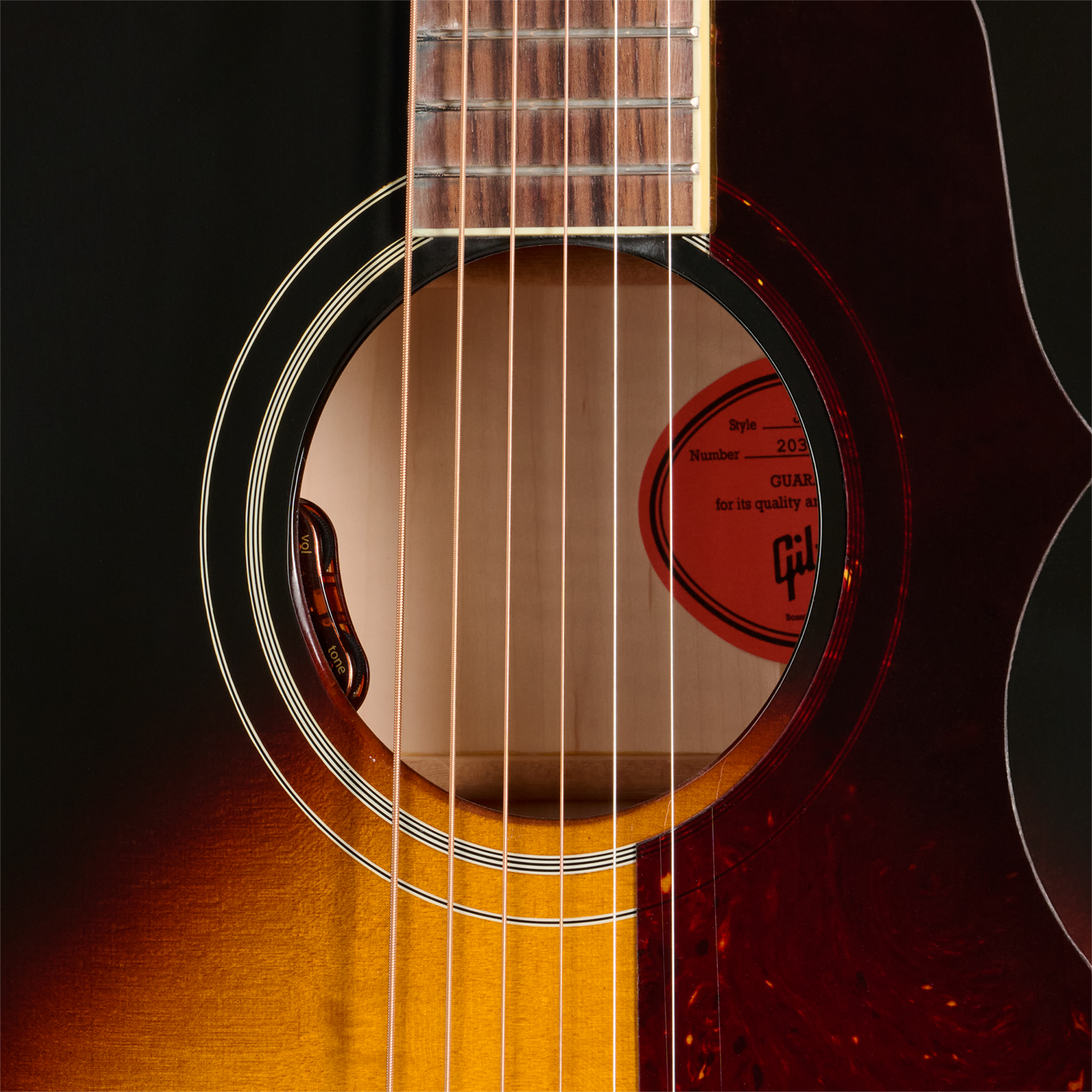 Gibson J185 Original (baggs Hifi Dna) Jumbo Epicea Erable Rw - Vintage Sunburst - Folk guitar - Variation 4
