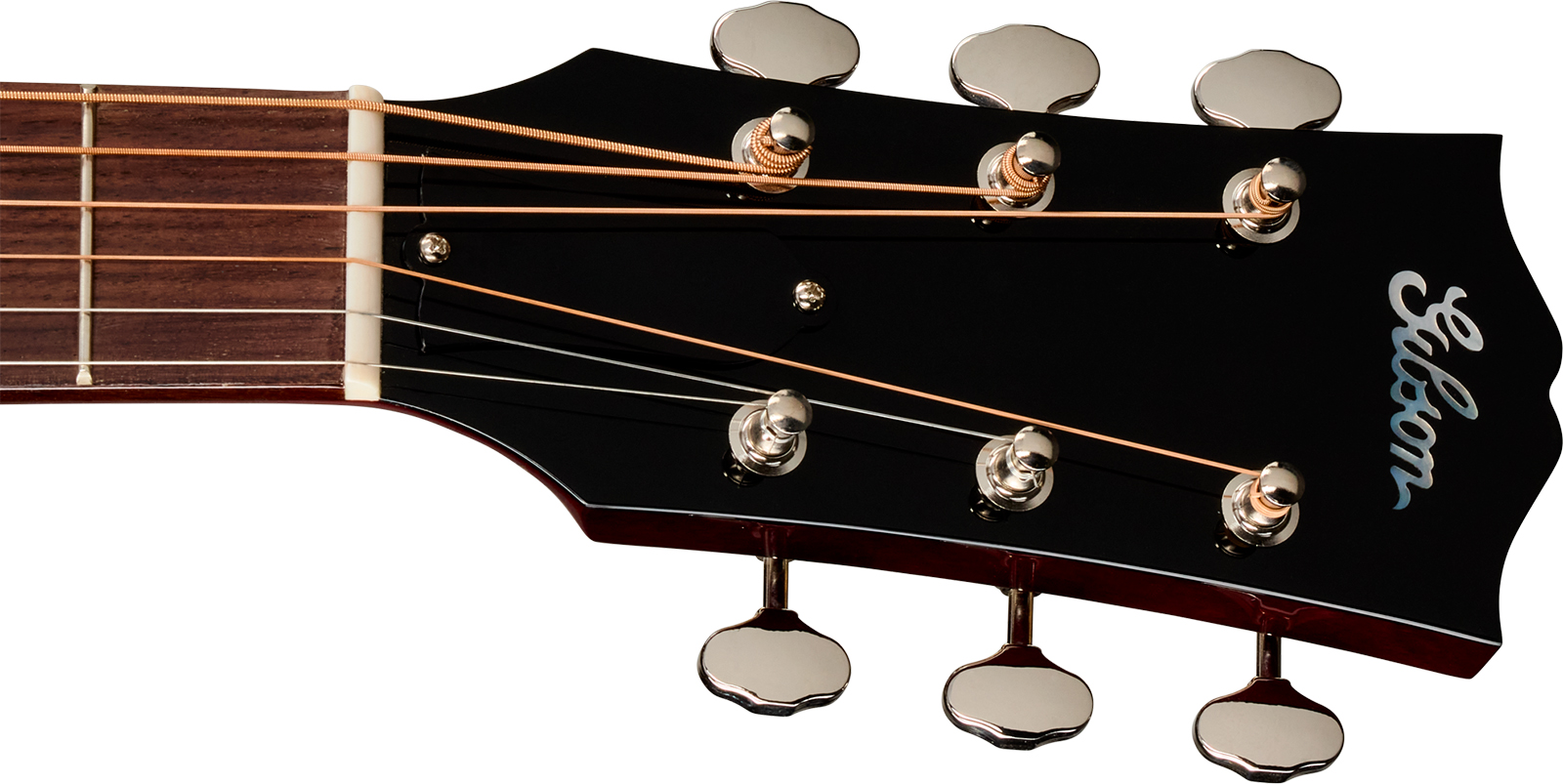 Gibson J45 50s Original (baggs Hifi Dna) Dreadnought Epicea Acajou Rw - Autumn Burst - Folk guitar - Variation 5