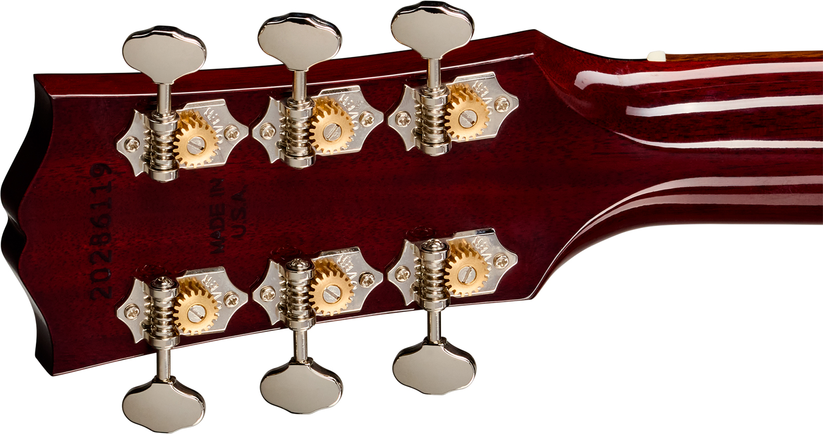 Gibson J45 50s Original (baggs Hifi Dna) Dreadnought Epicea Acajou Rw - Autumn Burst - Folk guitar - Variation 6