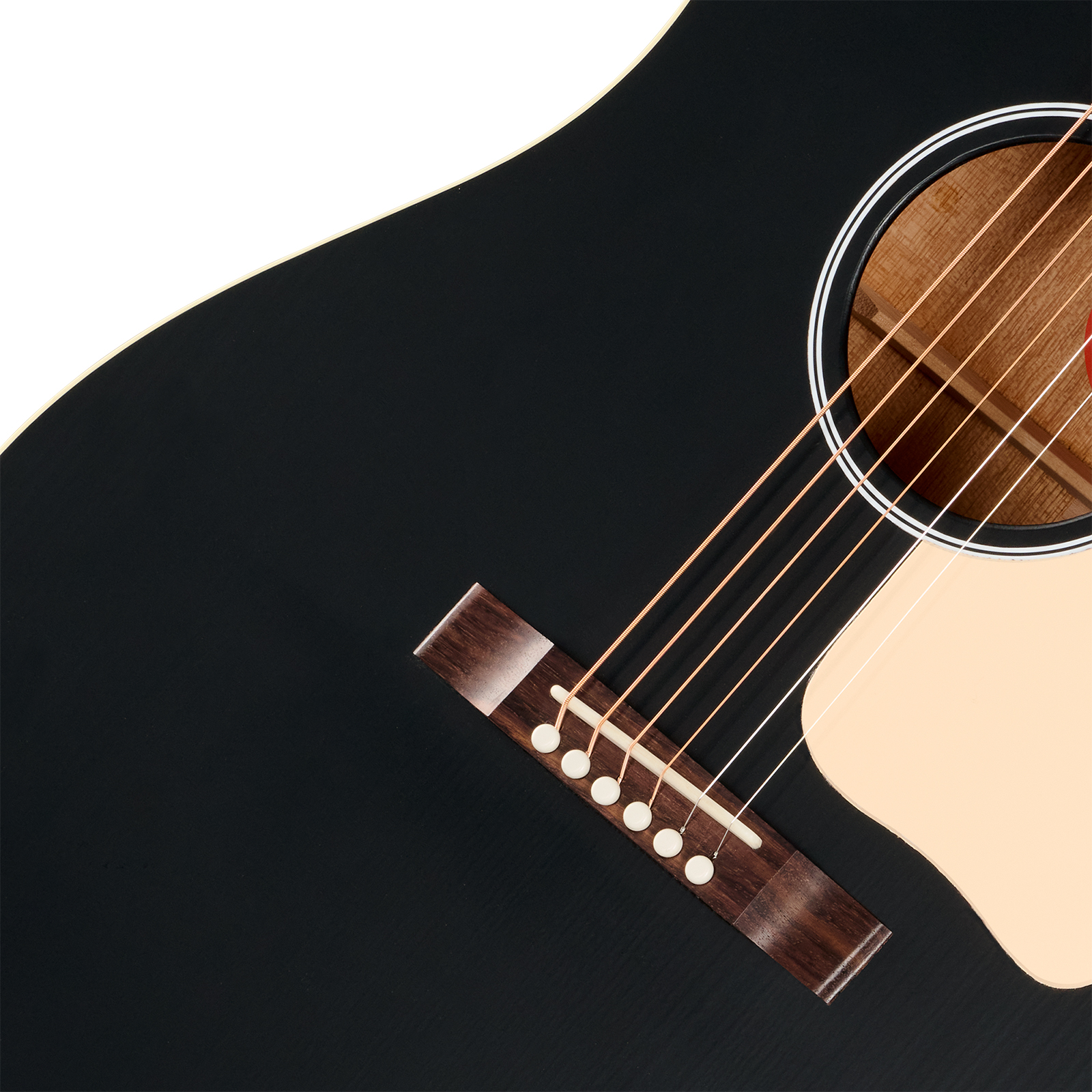 Gibson J45 Century 12-fret Lh Dreadnought Shsc Gaucher Epicea Acajou Rw - Ebony Satin - Folk guitar - Variation 3