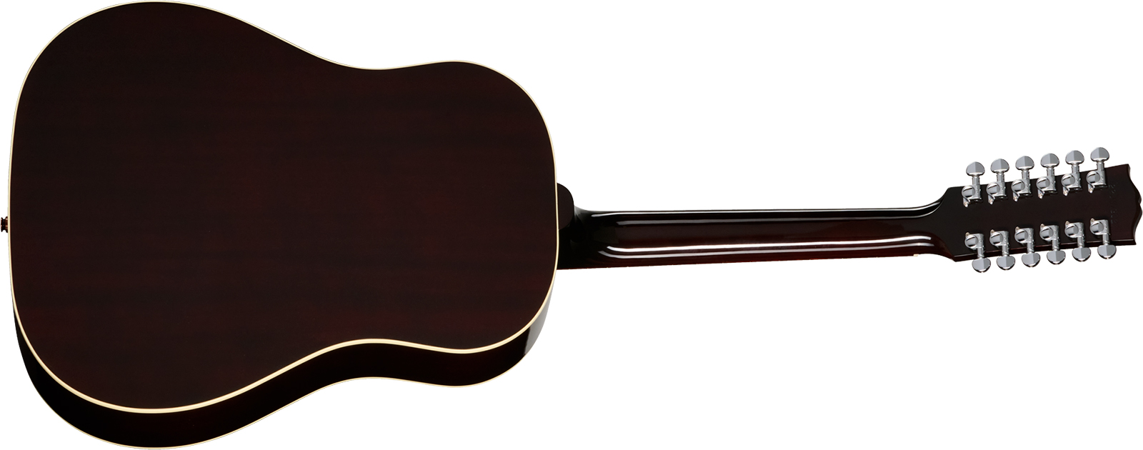 Gibson J45 Standard 12-string Lh (baggs Hifi Dna) Dreadnought 12c Gaucher Epicea Acajou Rw - Vintage Sunburst - Folk guitar - Variation 1