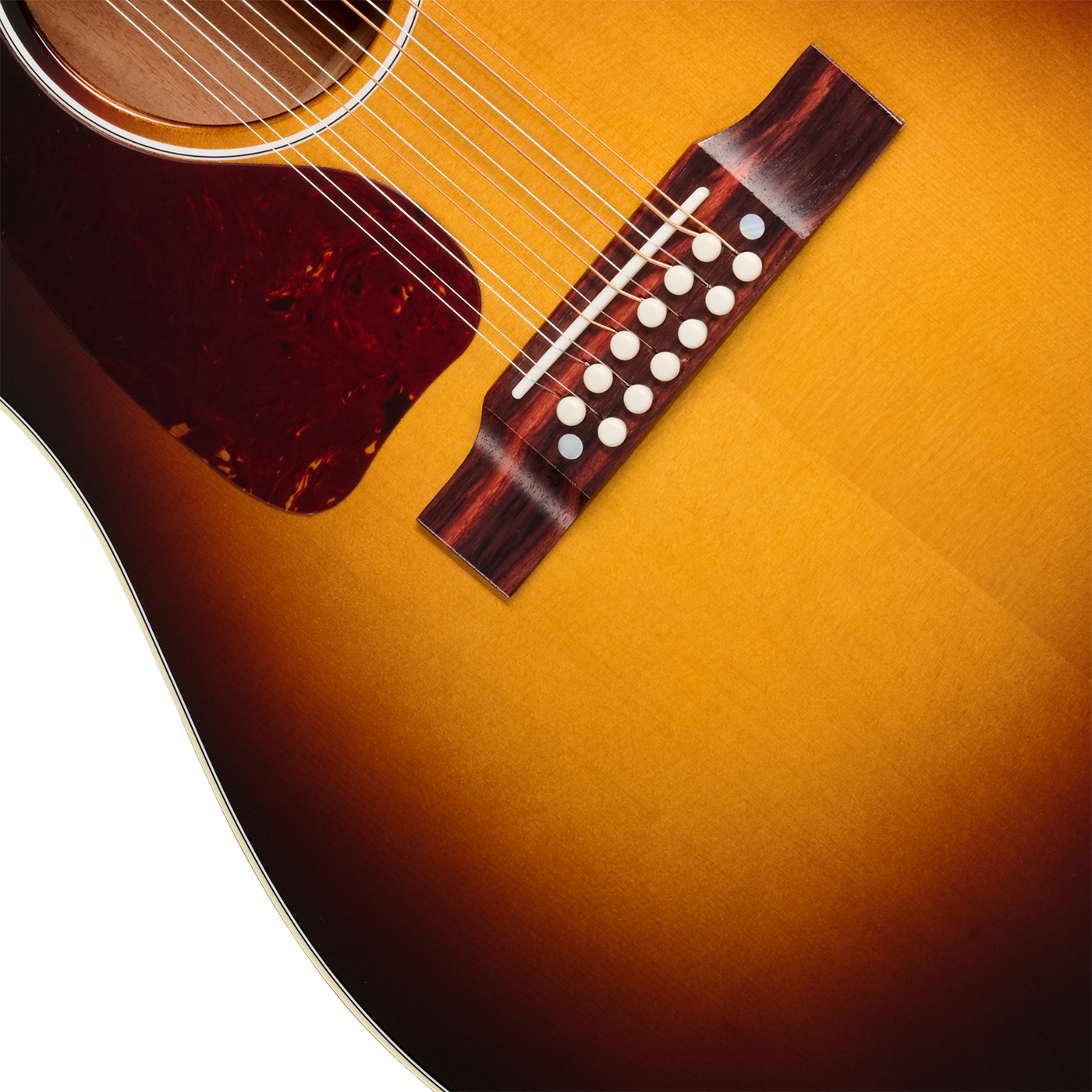 Gibson J45 Standard 12-string Lh (baggs Hifi Dna) Dreadnought 12c Gaucher Epicea Acajou Rw - Vintage Sunburst - Folk guitar - Variation 3