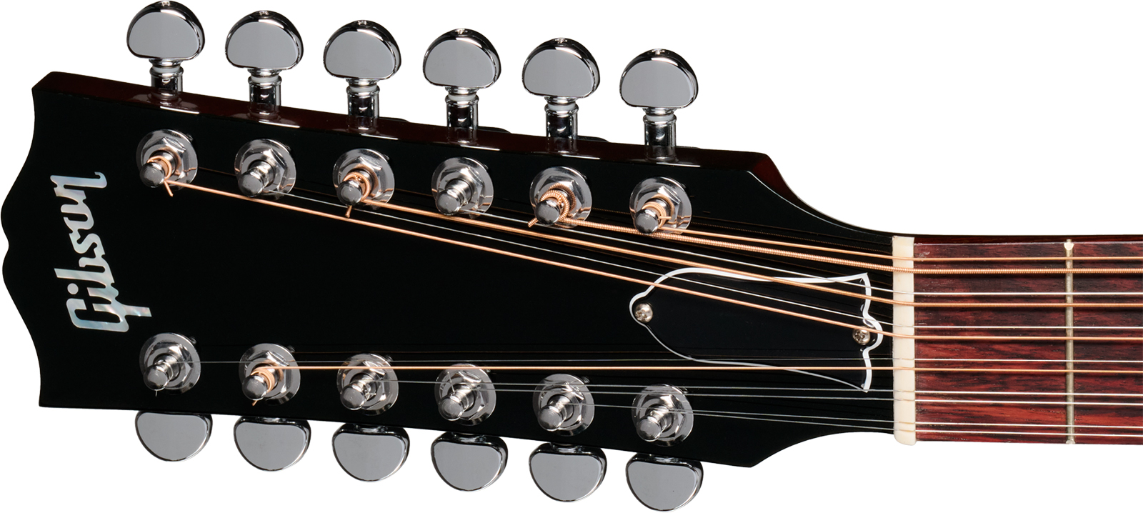 Gibson J45 Standard 12-string Lh (baggs Hifi Dna) Dreadnought 12c Gaucher Epicea Acajou Rw - Vintage Sunburst - Folk guitar - Variation 4