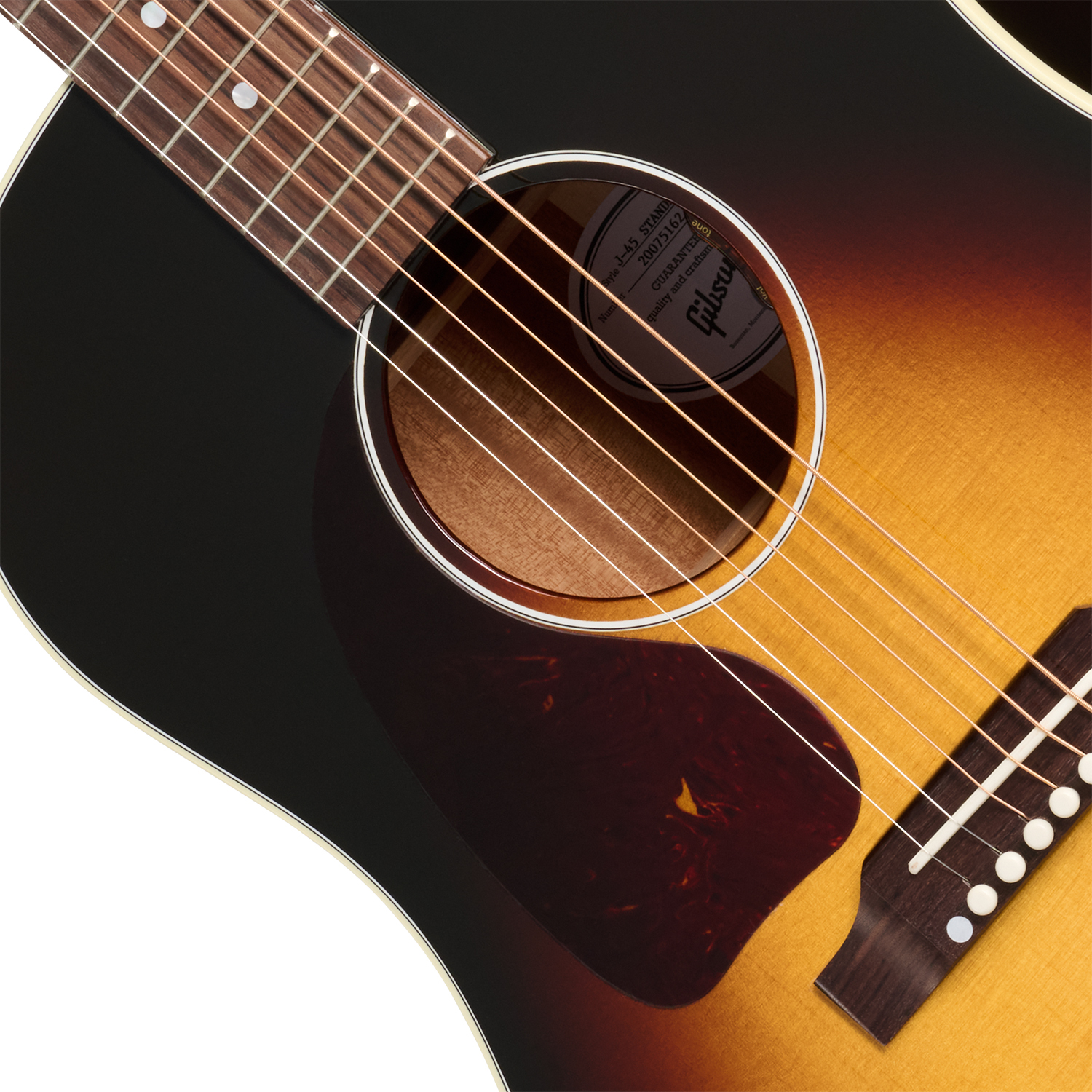 Gibson J45 Standard Lh (baggs Hifi Dna) Dreadnought Gaucher Epicea Acajou Rw - Vintage Sunburst - Folk guitar - Variation 2
