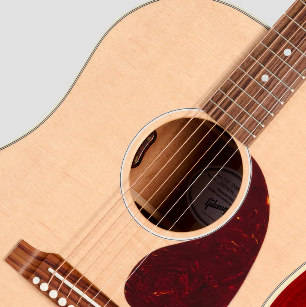 Gibson J45 Standard Modern Dreadnought Epicea Acajou Rw - Natural Top / Cherry Back/sides - Folk guitar - Variation 2