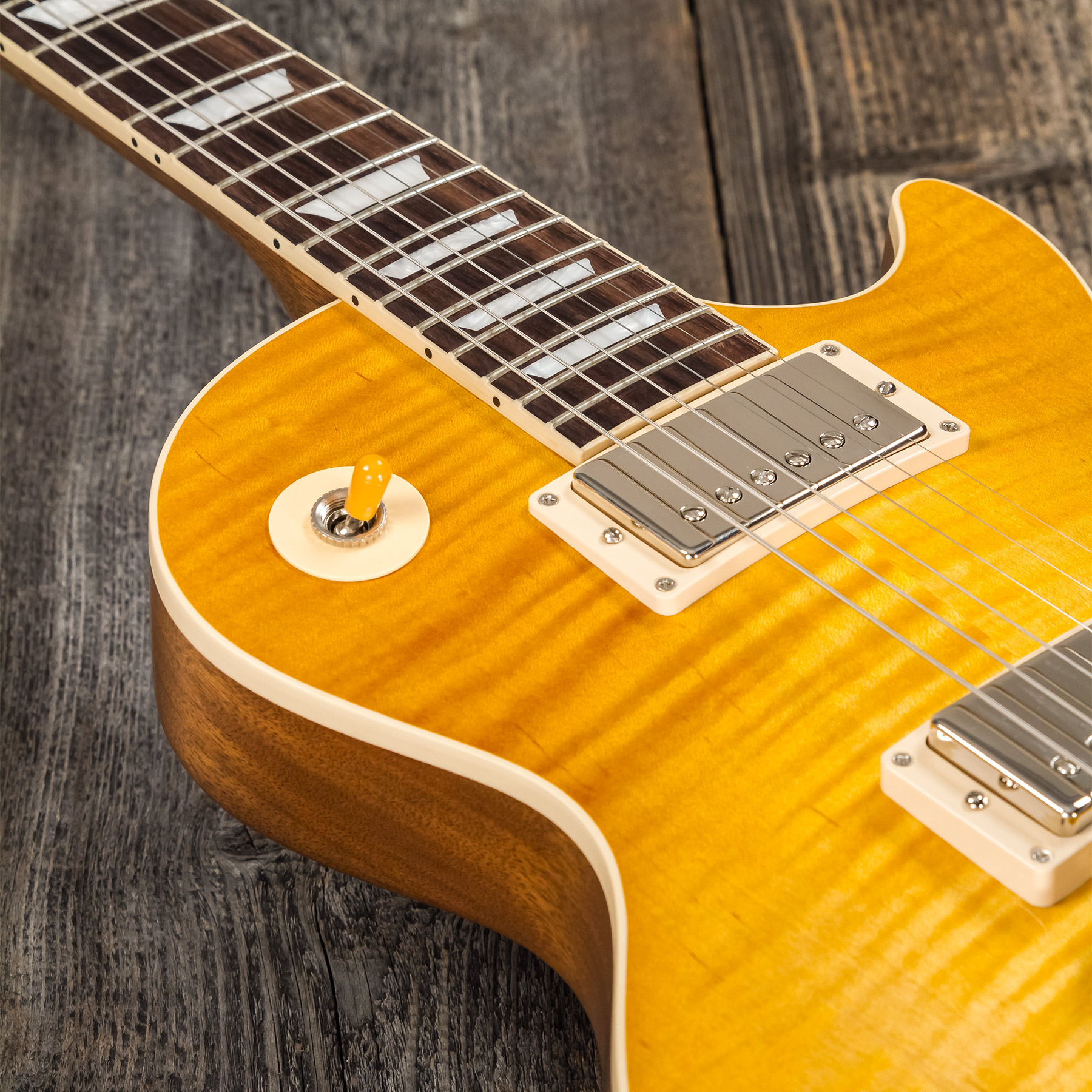 Gibson Kirk Hammett Les Paul Standard Greeny 2h Ht Rw - Greeny Burst - Single cut electric guitar - Variation 7