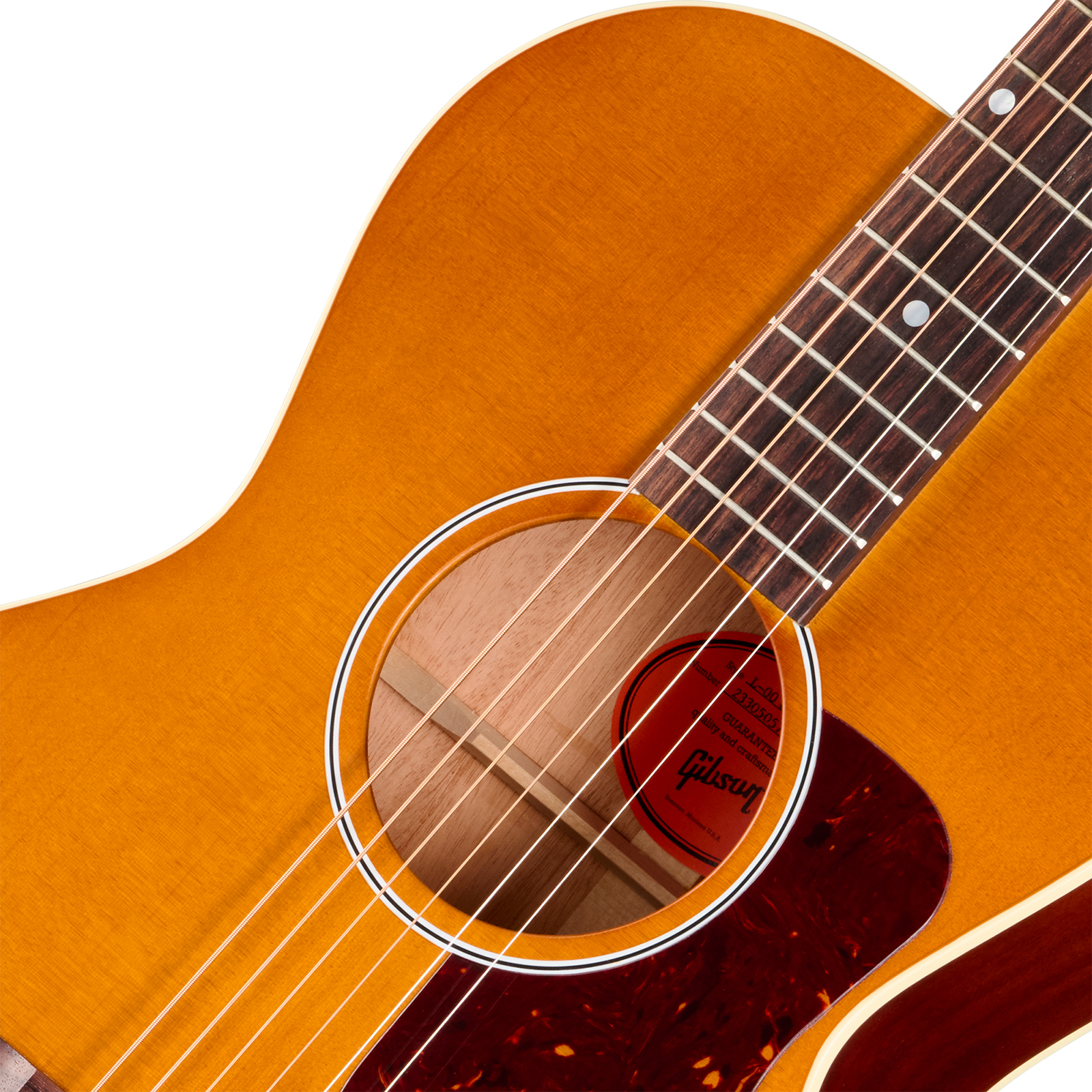 Gibson L00 Century 12-fret Parlor Shsc Epicea Acajou Rw - Vintage Amber Satin - Folk guitar - Variation 3
