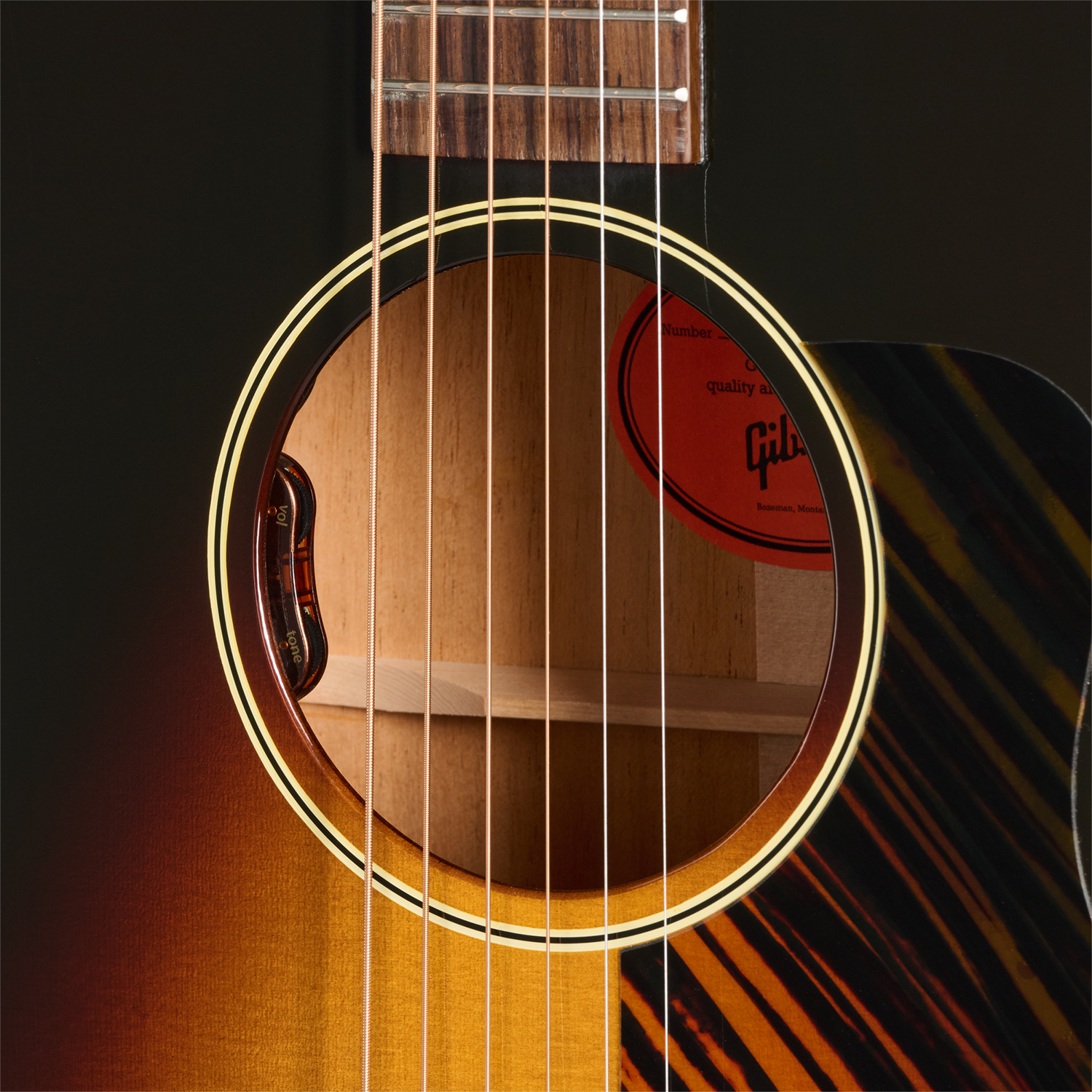 Gibson L00 Original (baggs Hifi Dna) Parlor Epicea Acajou Rw - Vintage Sunburst - Folk guitar - Variation 4