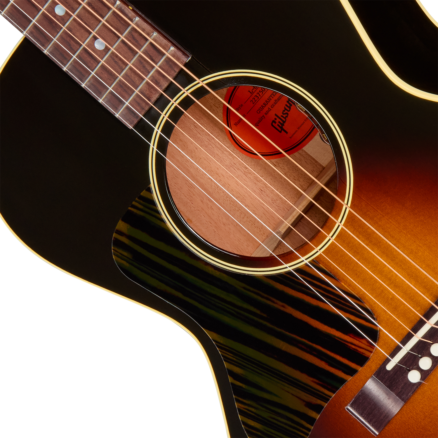 Gibson L00 Original Lh (baggs Hifi Dna) Parlor Shsc Gaucher Epicea Acajou Rw - Vintage Sunburst - Left-handed folk guitar - Variation 2