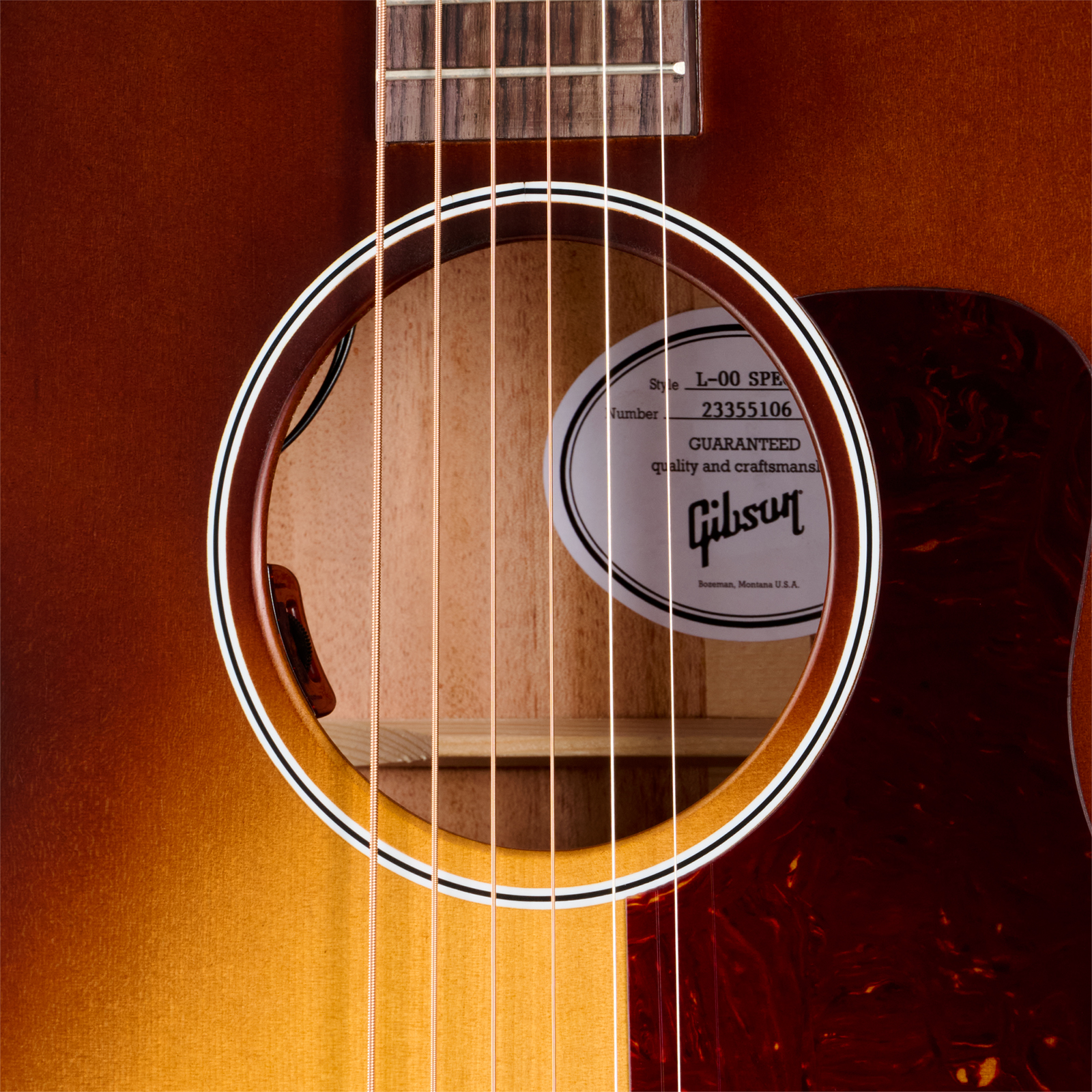 Gibson L00 Special Modern Parlor Shsc Epicea Acajou Rw - Satin Honey Burst - Folk guitar - Variation 4