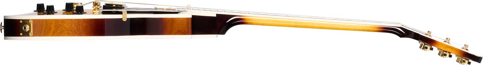 Gibson Les Paul Custom 70s 2h Ht Eb - Tobacco Burst - Single cut electric guitar - Variation 1