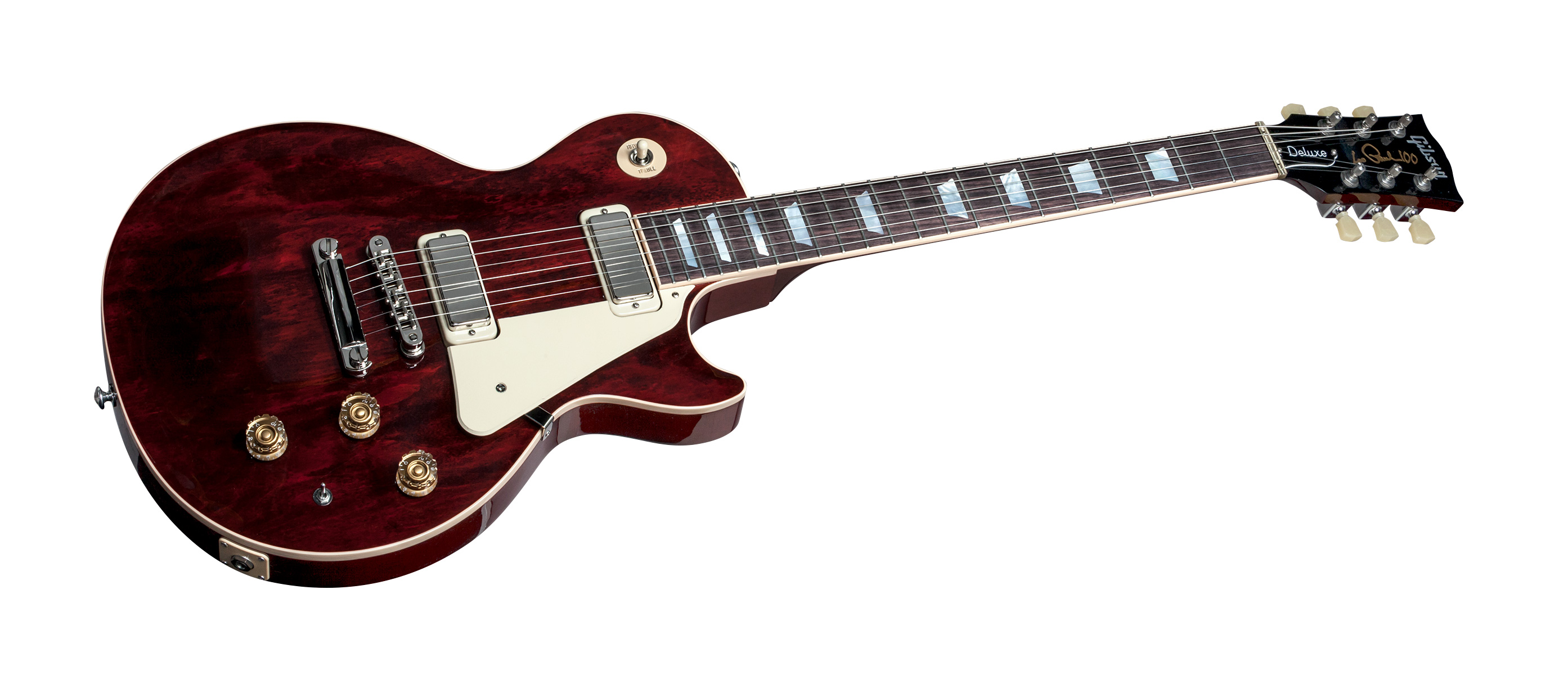 Gibson Les Paul Deluxe 2015 Ch - Wine Red - Single cut electric guitar - Variation 2