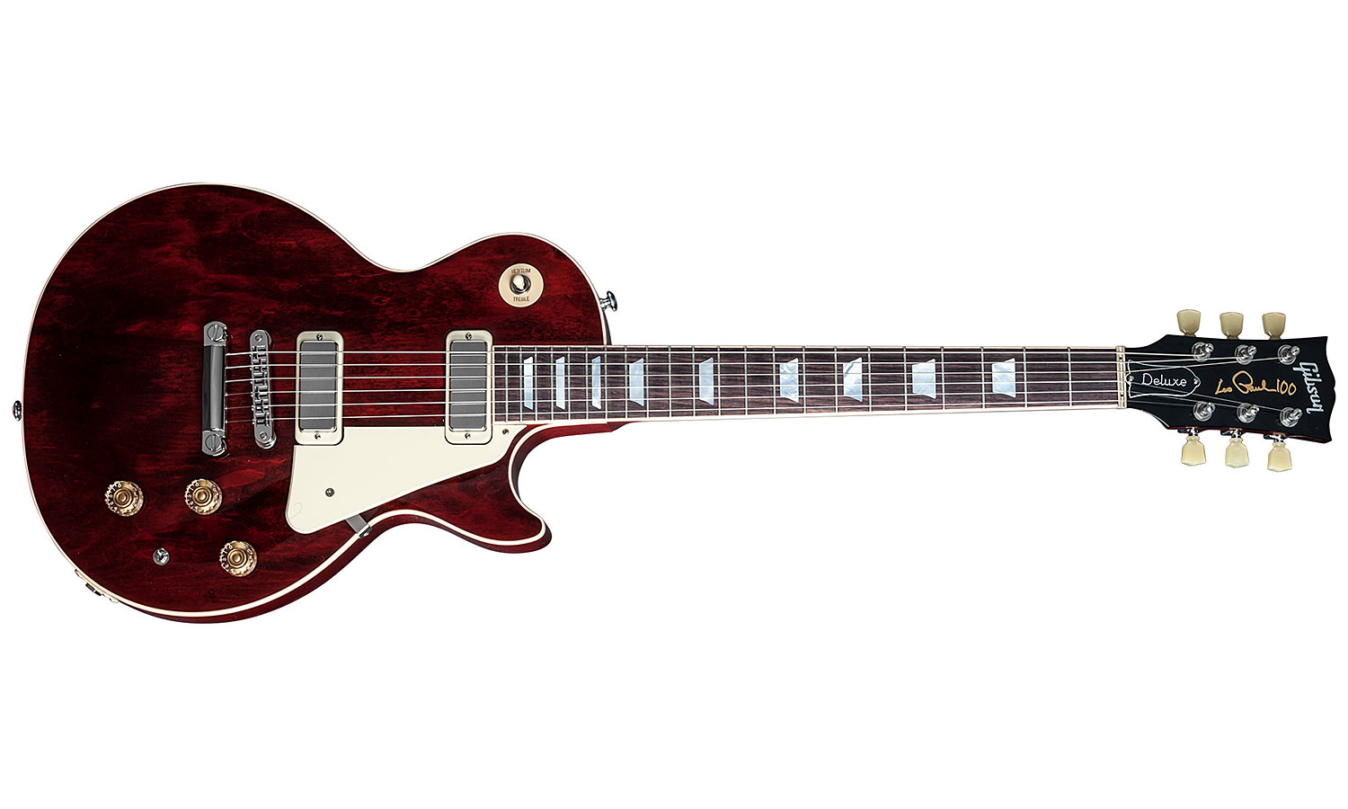 Gibson Les Paul Deluxe 2015 Ch - Wine Red - Single cut electric guitar - Variation 1