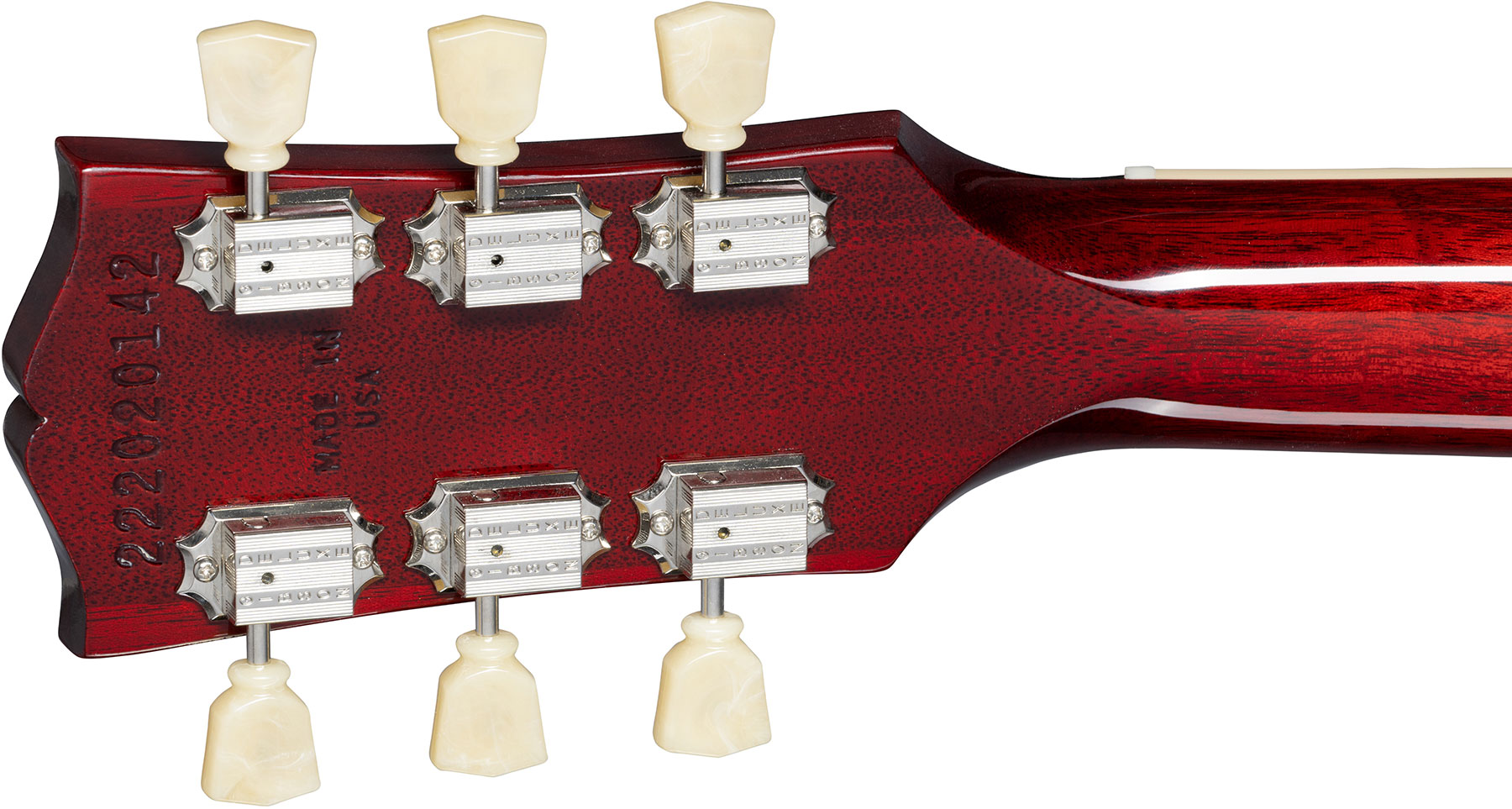 Gibson Les Paul Deluxe 70s Plain Top Original 2mh Ht Rw - Wine Red - Single cut electric guitar - Variation 4