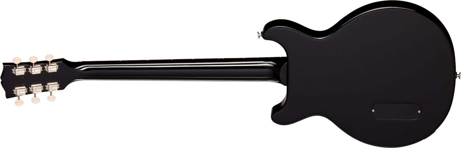 Gibson Les Paul Junior Dc Usa 2s P90 Ht Rw - Ebony - Double cut electric guitar - Variation 7