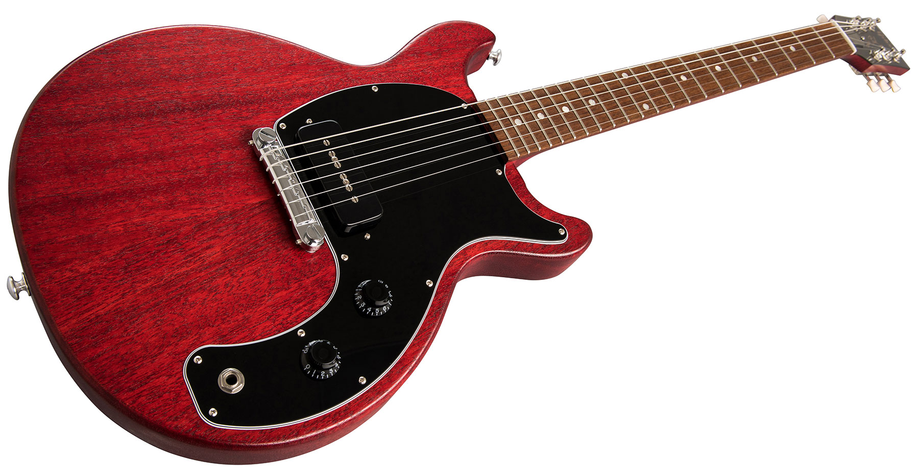 Gibson Les Paul Junior Tribute 2019 P90 Ht Rw - Worn Cherry - Single cut electric guitar - Variation 1