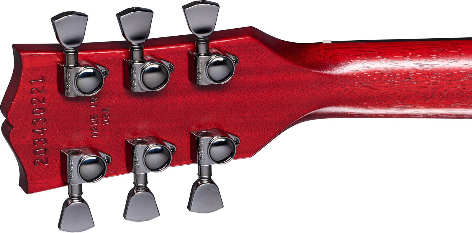 Gibson Les Paul Modern Studio Usa 2h Ht Eb - Wine Red Satin - Single cut electric guitar - Variation 4