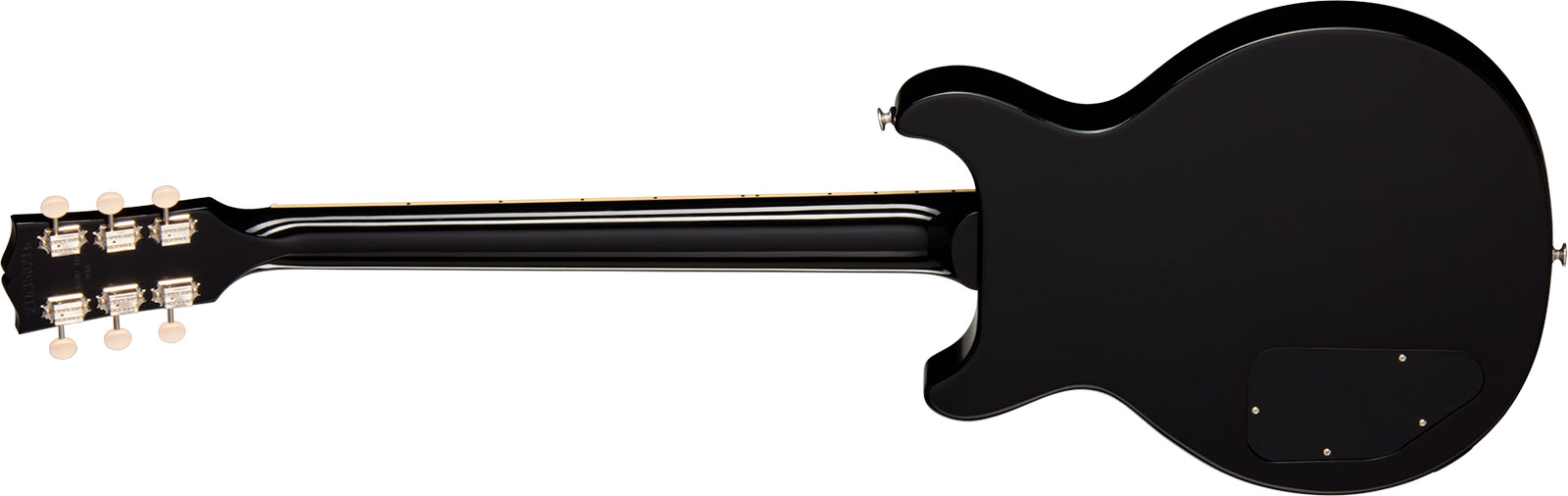 Gibson Les Paul Special Dc Usa 2s P90 Ht Rw - Ebony - Double cut electric guitar - Variation 1