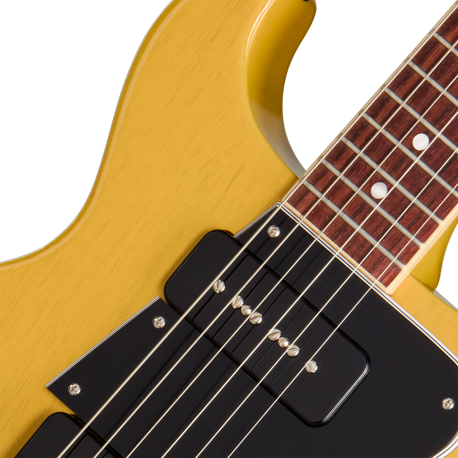 Gibson Les Paul Special Dc Usa 2s P90 Ht Rw - Tv Yellow - Double cut electric guitar - Variation 2
