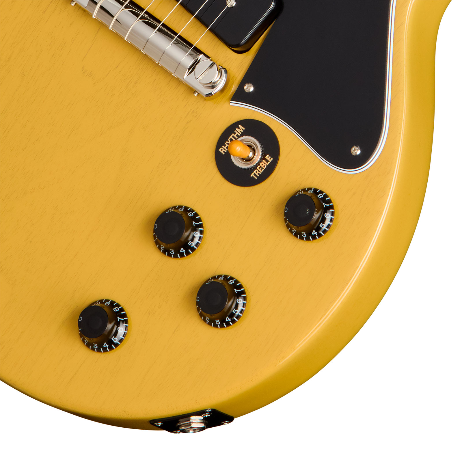 Gibson Les Paul Special Dc Usa 2s P90 Ht Rw - Tv Yellow - Double cut electric guitar - Variation 3