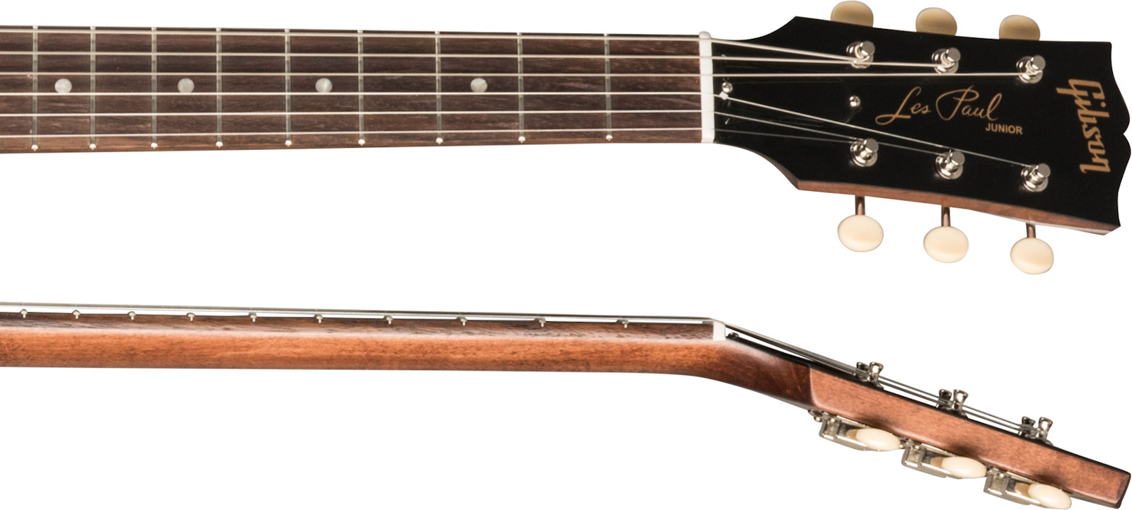 Gibson Les Paul Junior Tribute Dc Modern P90 - Worn Brown - Double cut electric guitar - Variation 3