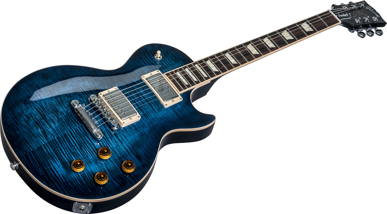 Blue Les Paul Guitar