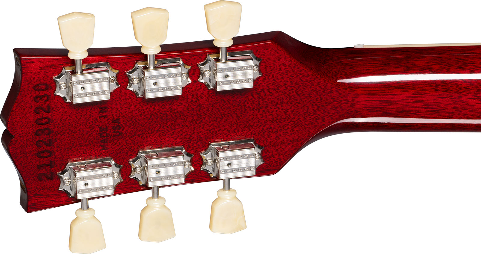 Gibson Les Paul Standard 50s Figured Original 2h Ht Rw - 60s Cherry - Single cut electric guitar - Variation 4