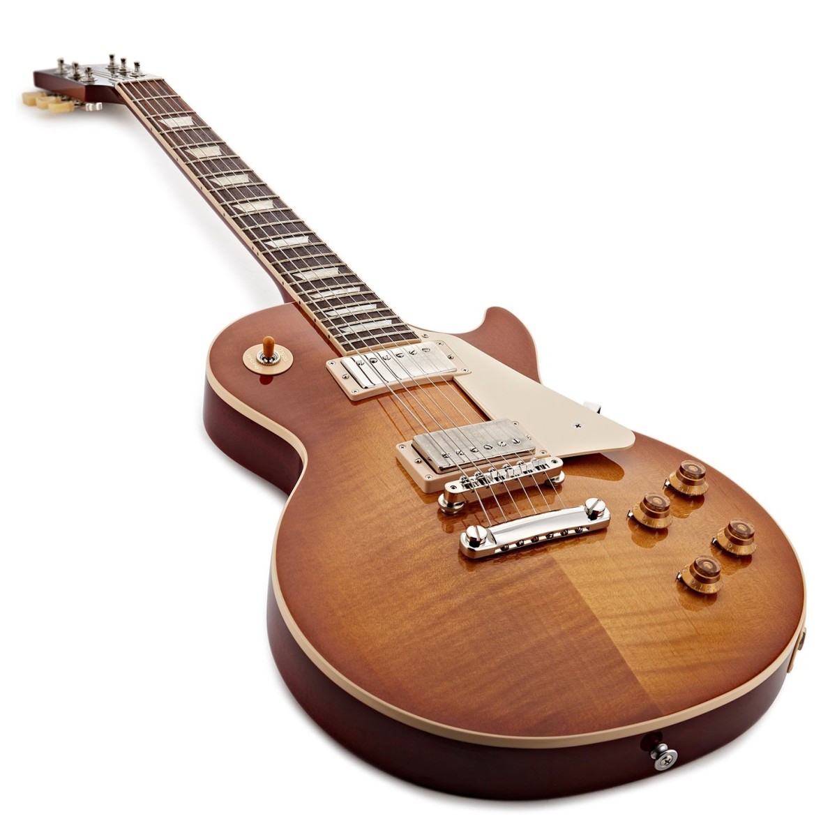 Gibson Les Paul Standard 50s Figured Top Original Usa 2h Ht Rw - Dirty Lemon Burst - Single cut electric guitar - Variation 2