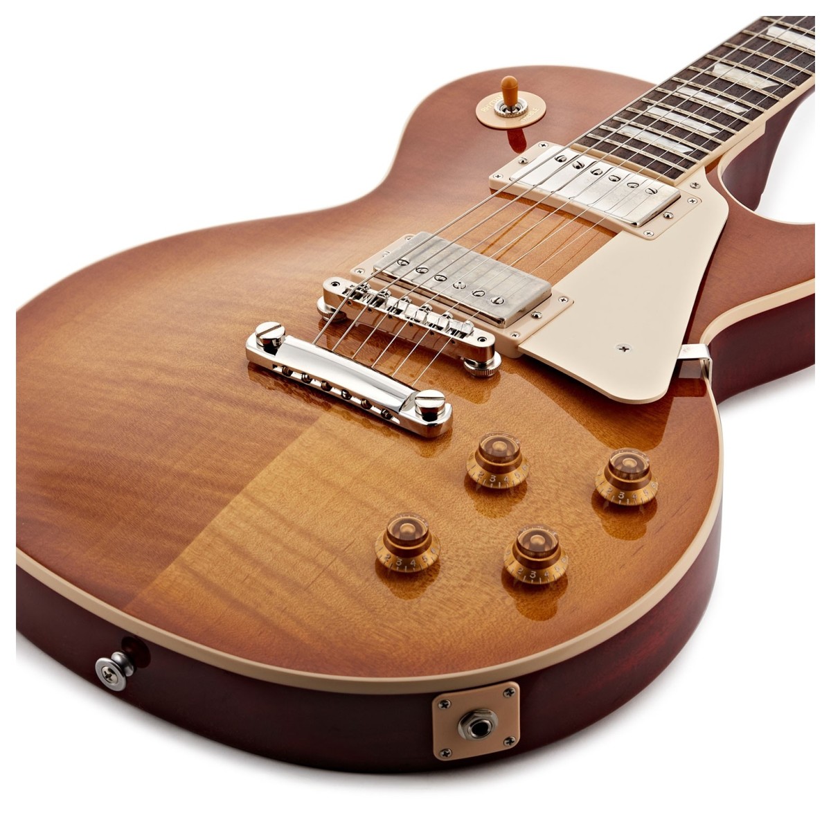 Gibson Les Paul Standard 50s Figured Top Original Usa 2h Ht Rw - Dirty Lemon Burst - Single cut electric guitar - Variation 3