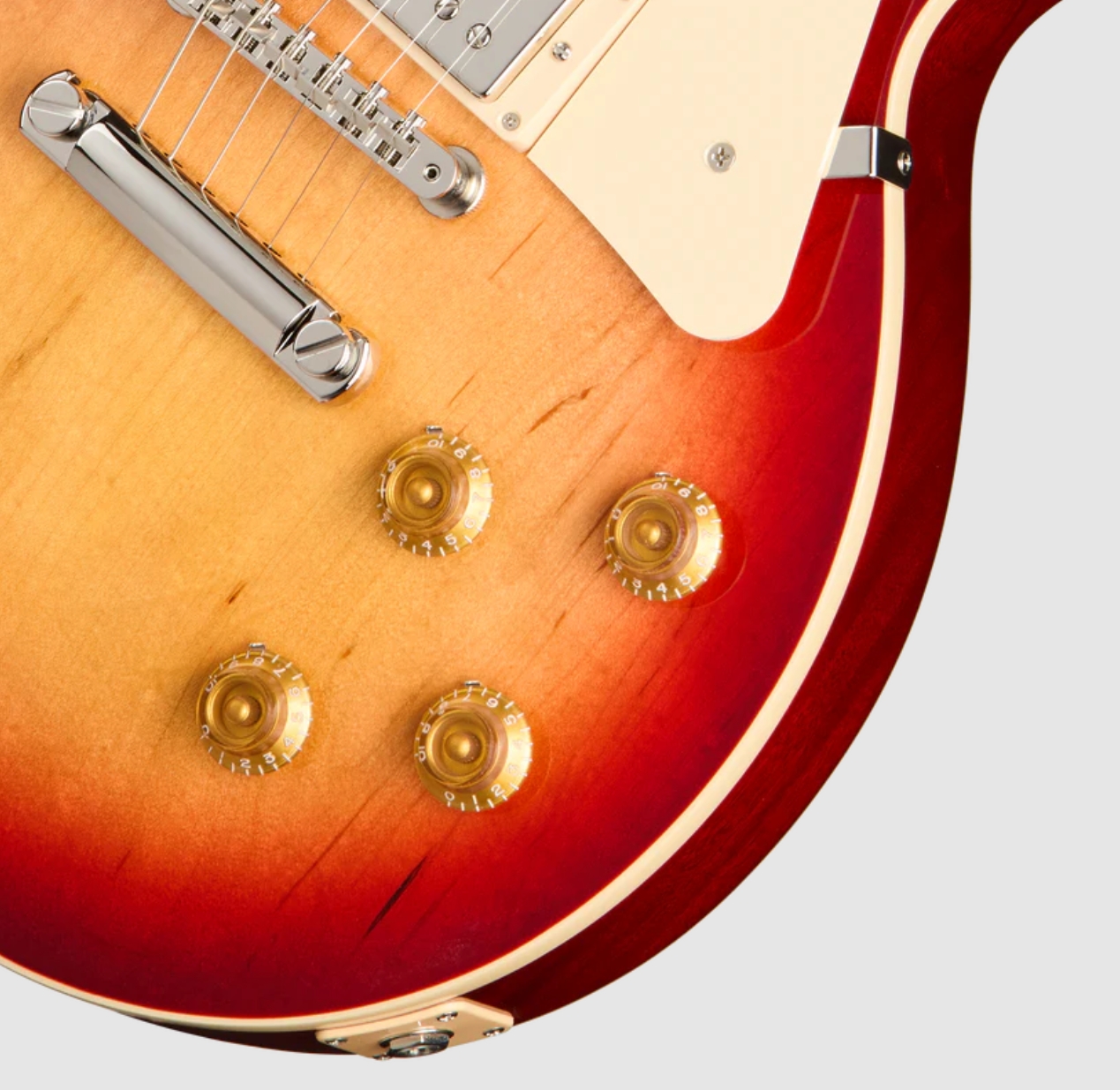 Gibson Les Paul Standard 50s Plain Top Original Usa 2h Ht Rw - Dark Cherry Sunburst - Single cut electric guitar - Variation 3