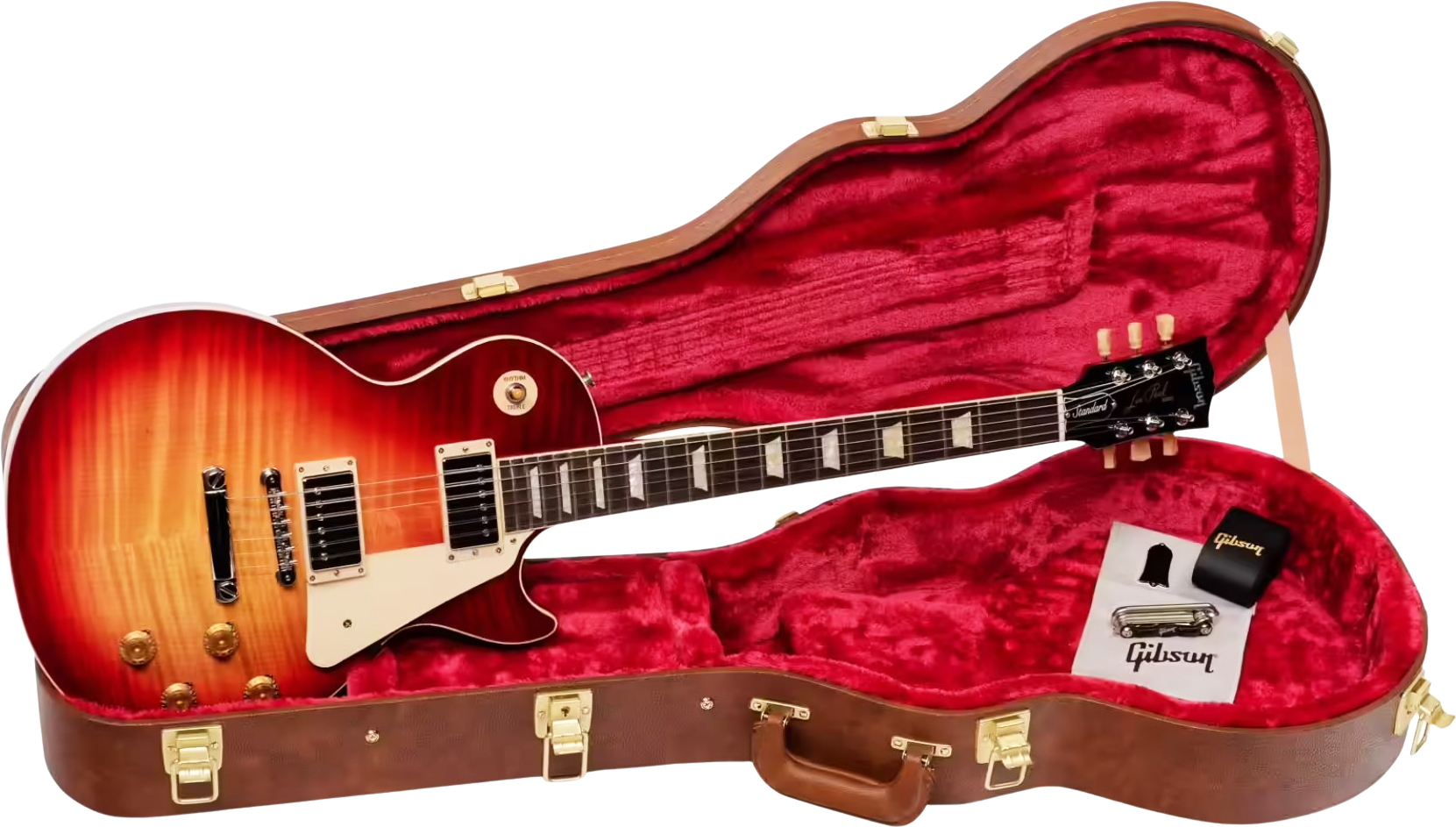 Gibson Les Paul Standard 60s Aaa Original 2h Ht Rw - Heritage Cherry Sunburst - Single cut electric guitar - Variation 3