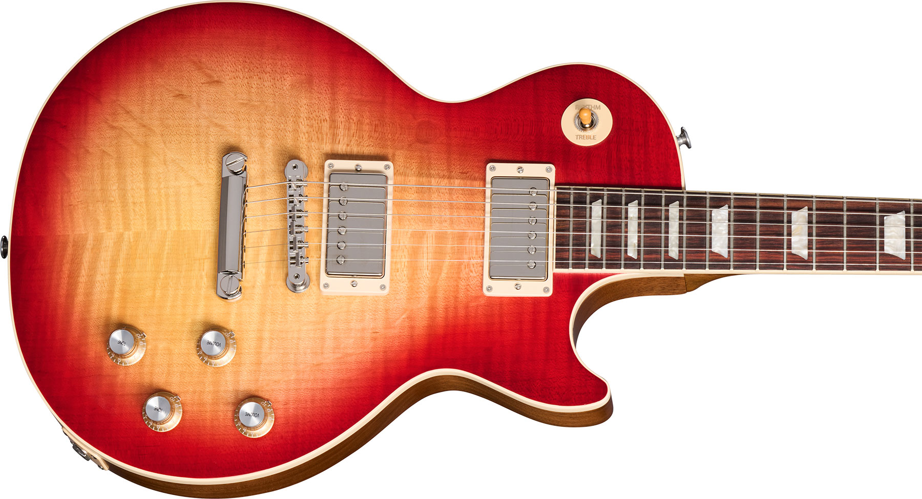 Gibson Les Paul Standard 60s Faded 2024 2h Ht Rw - Vintage Cherry Sunburst - Single cut electric guitar - Variation 3