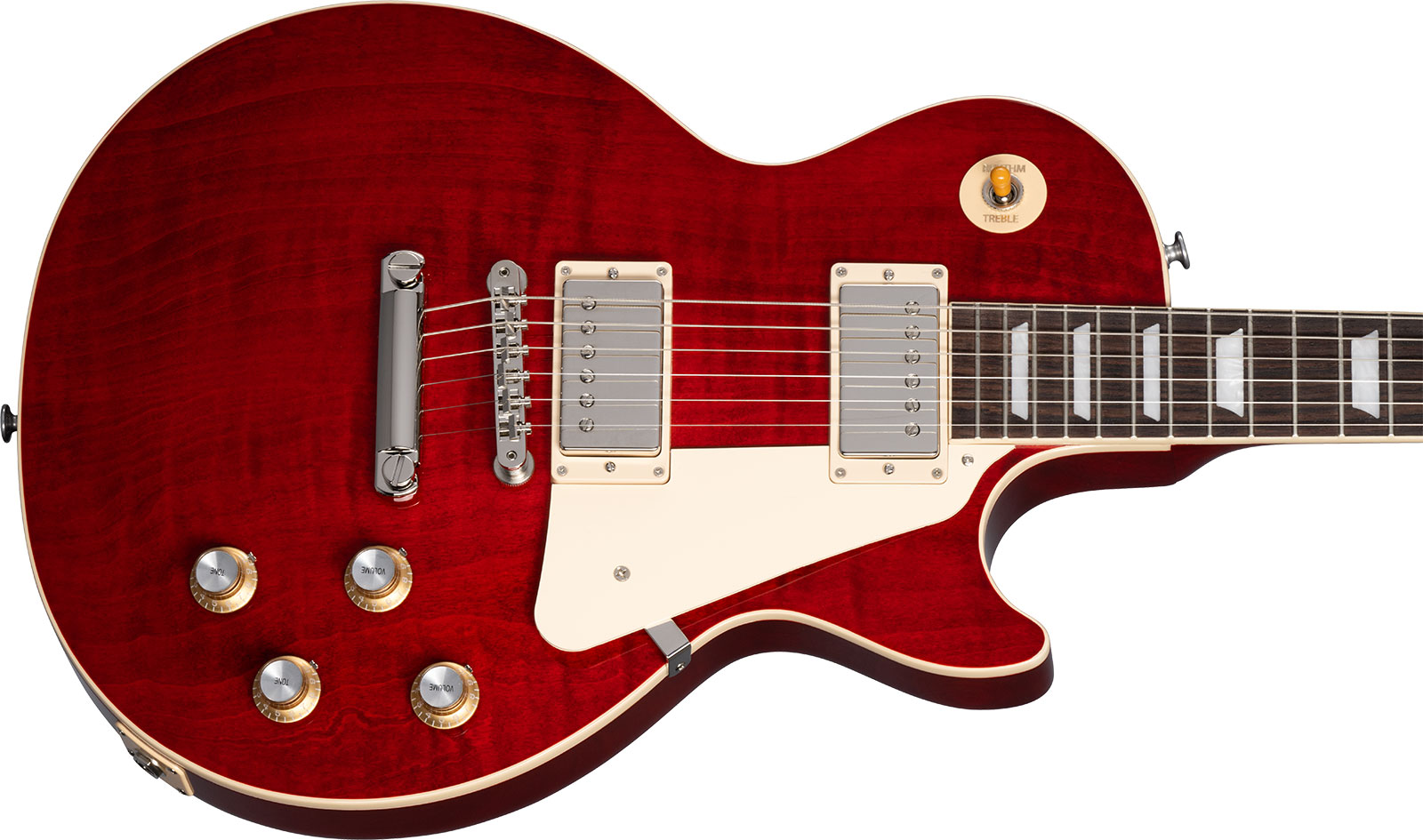 Gibson Les Paul Standard 60s Figured Original 2h Ht Rw - 60s Cherry - Single cut electric guitar - Variation 3