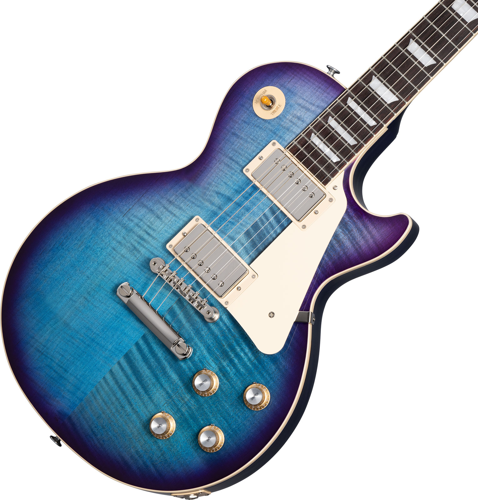 Gibson Les Paul Standard 60s Figured Original 2h Ht Rw - Blueberry Burst - Single cut electric guitar - Variation 3