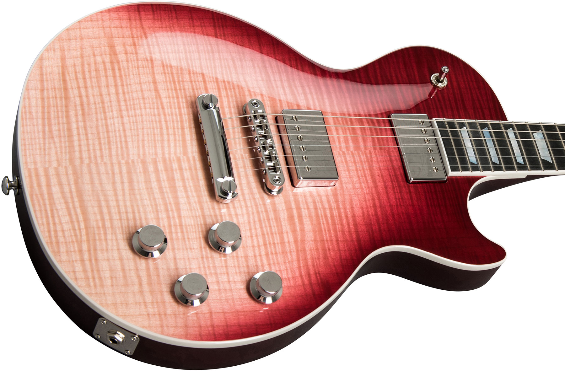 Gibson Les Paul Standard Hp-ii 2018 2h Ht Ric - Hot Pink Fade - Single cut electric guitar - Variation 3