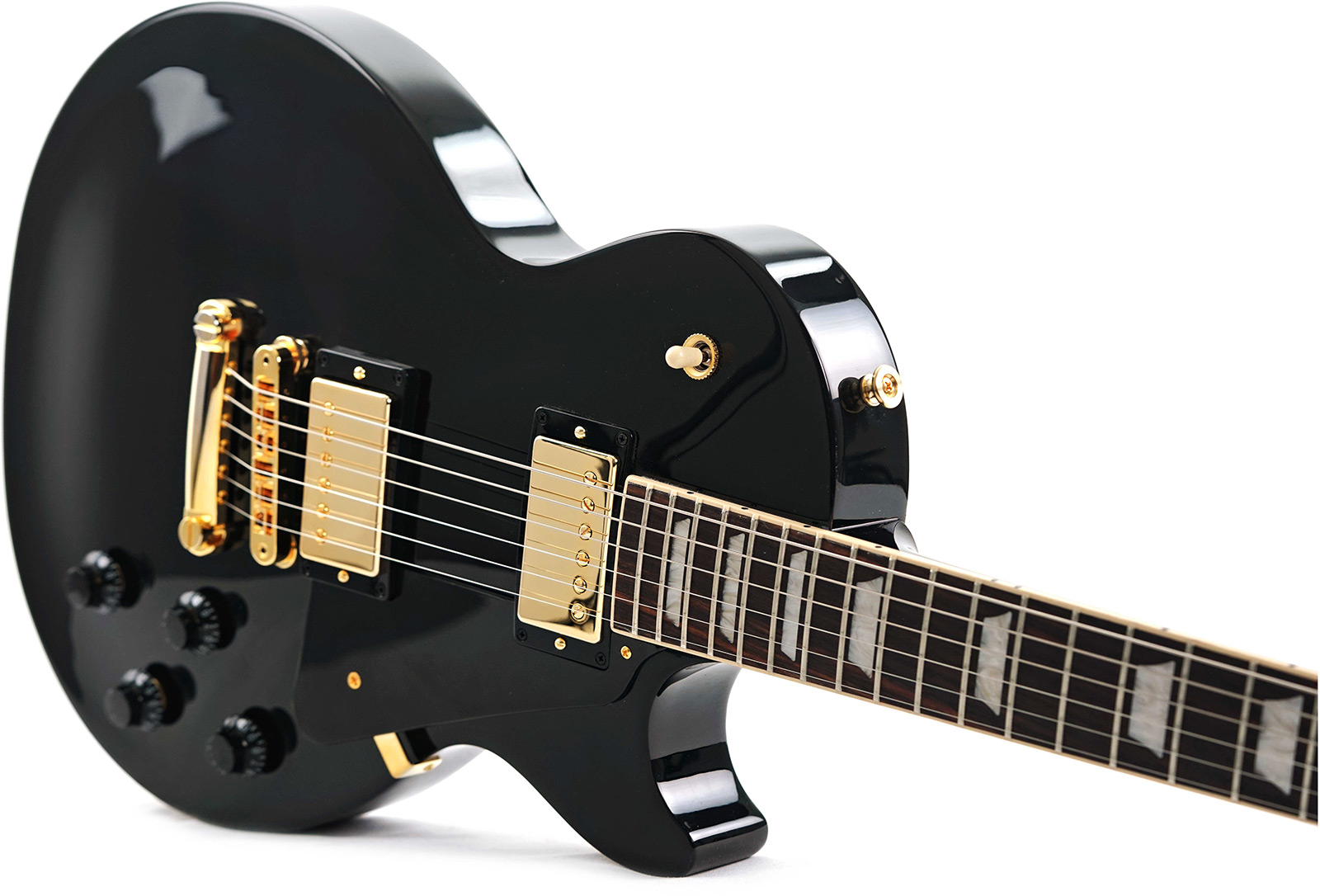 Gibson Les Paul Studio Gh Modern 2h Burstbucker Pro Ht Rw - Ebony - Single cut electric guitar - Variation 2