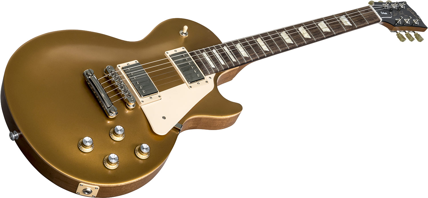 Gibson Les Paul Tribute 2018 - Satin Gold Top - Single cut electric guitar - Variation 1