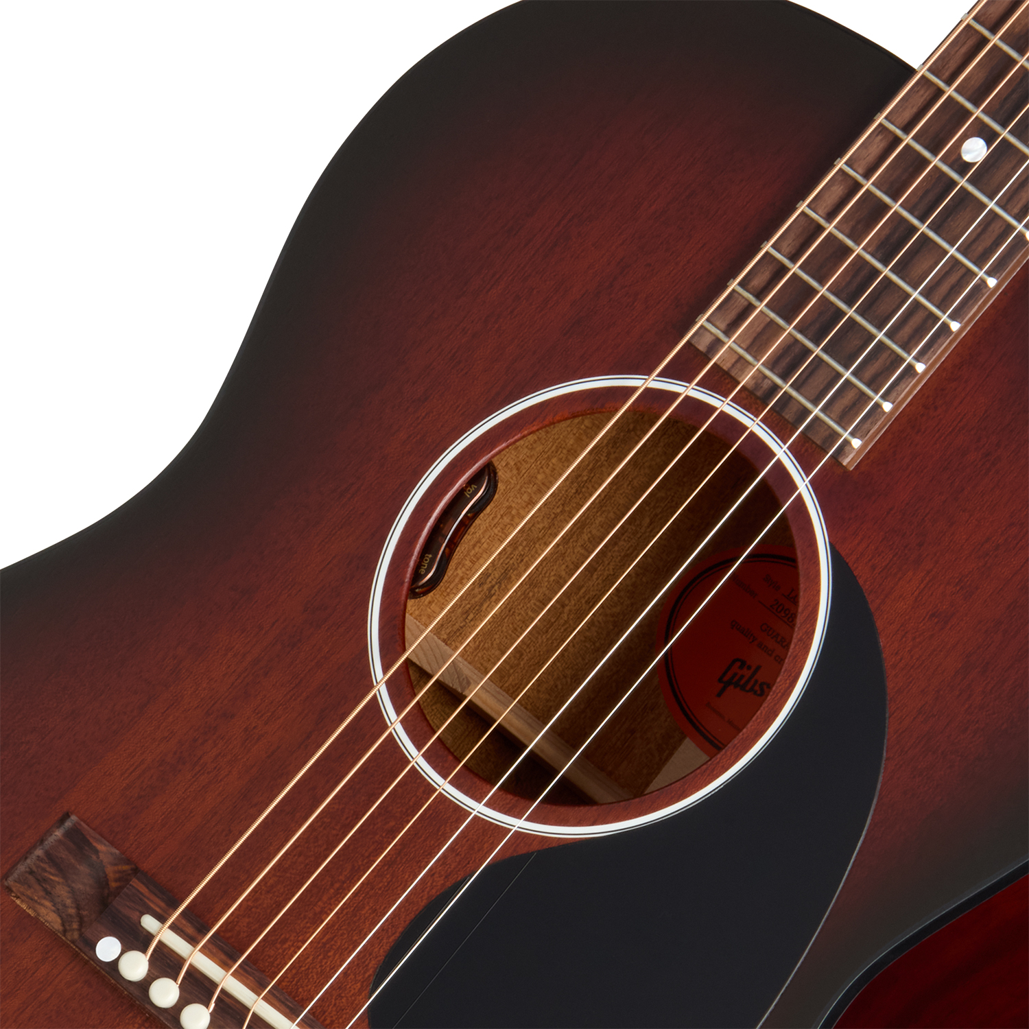 Gibson Lg2 All Mahogany Faded Tout Acajou Rw - Vintage Sunburst - Folk guitar - Variation 2