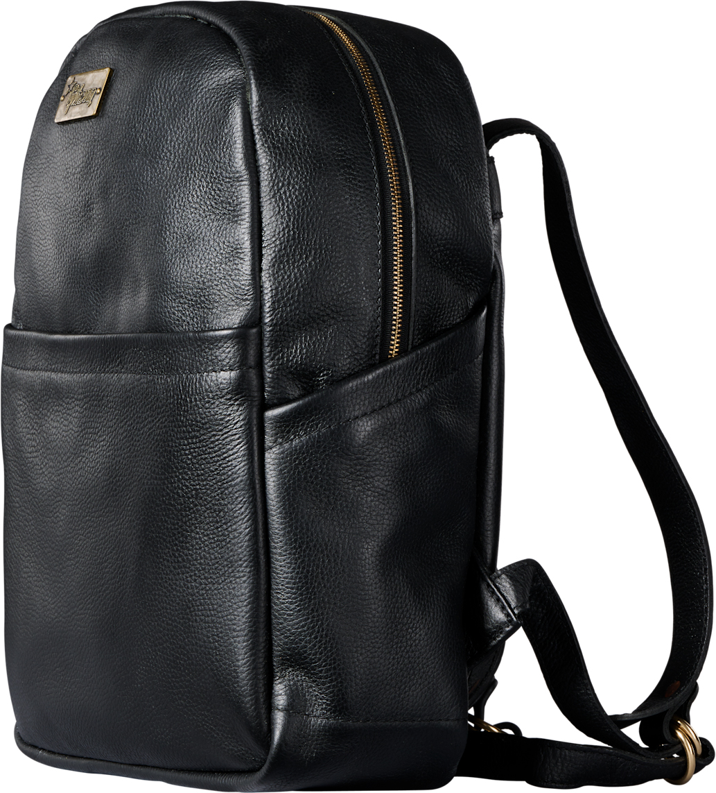 Gibson Lifton Leather Backpack Sac A Dos Cuir Black - Advertising backpack - Variation 2